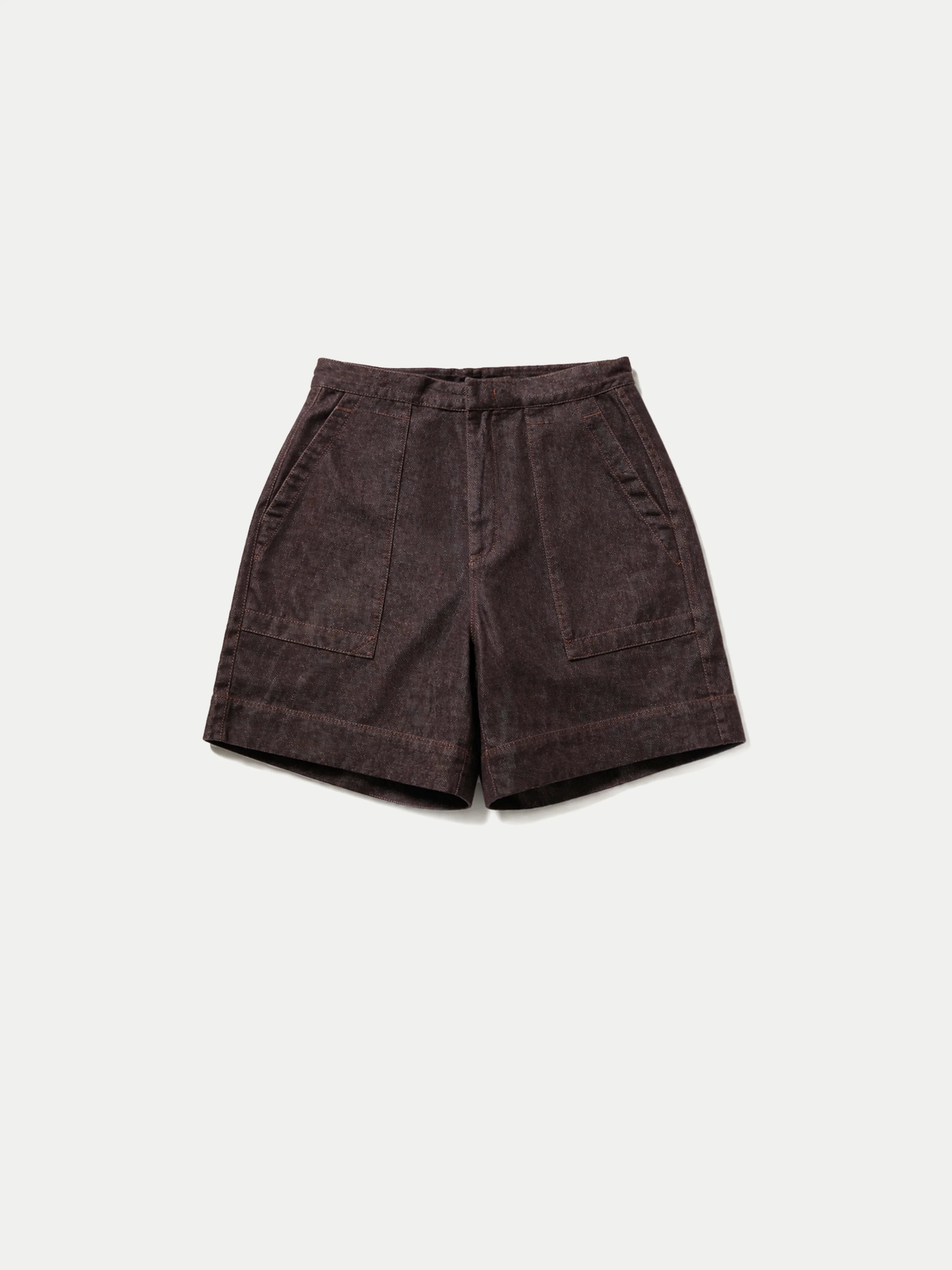 Denim Patch Pocket Short | Purple - Image 5