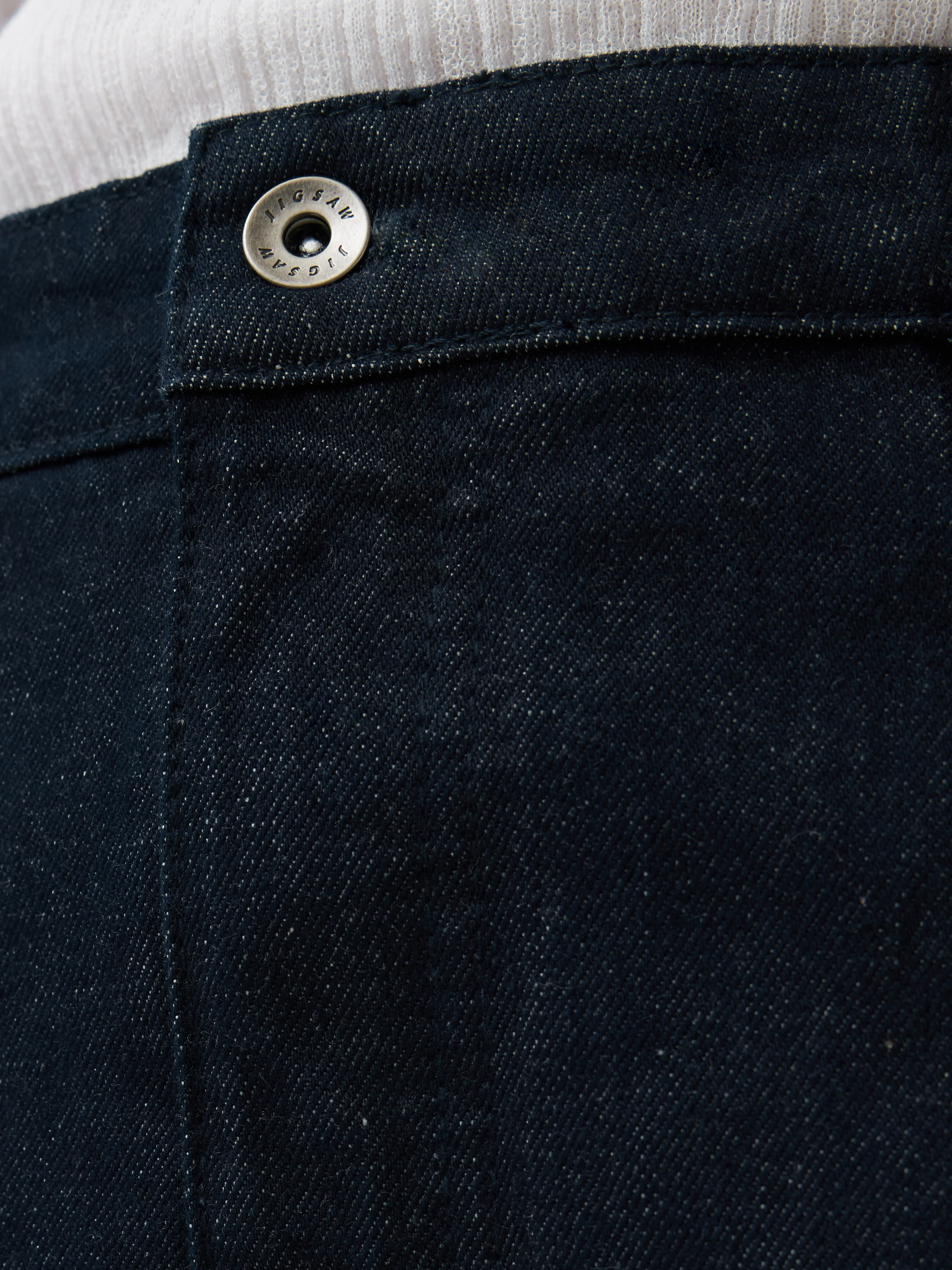 Denim Pencil Midi Skirt | Indigo - Image 2