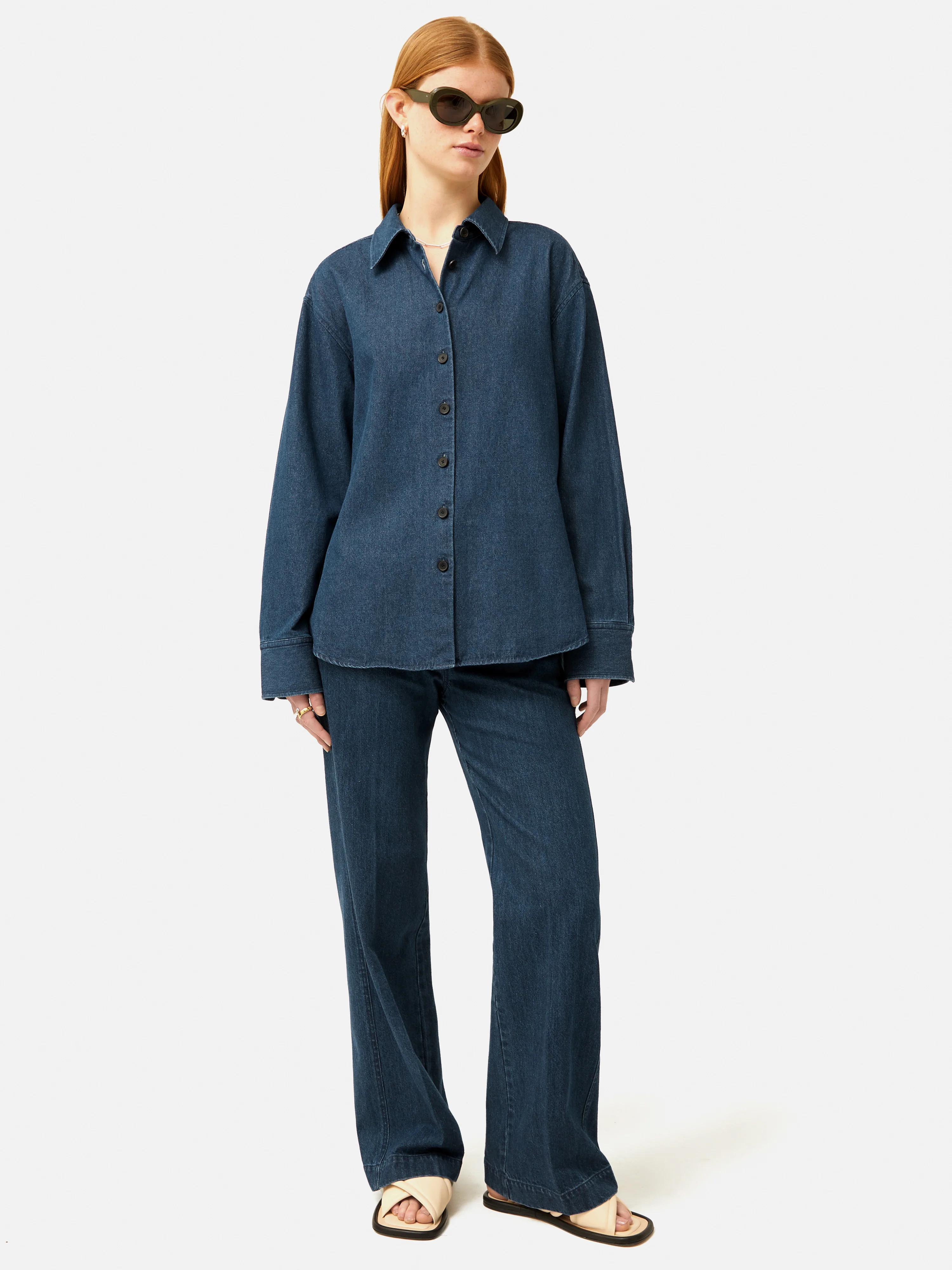 Denim Relaxed Shirt | Indigo - Image 3