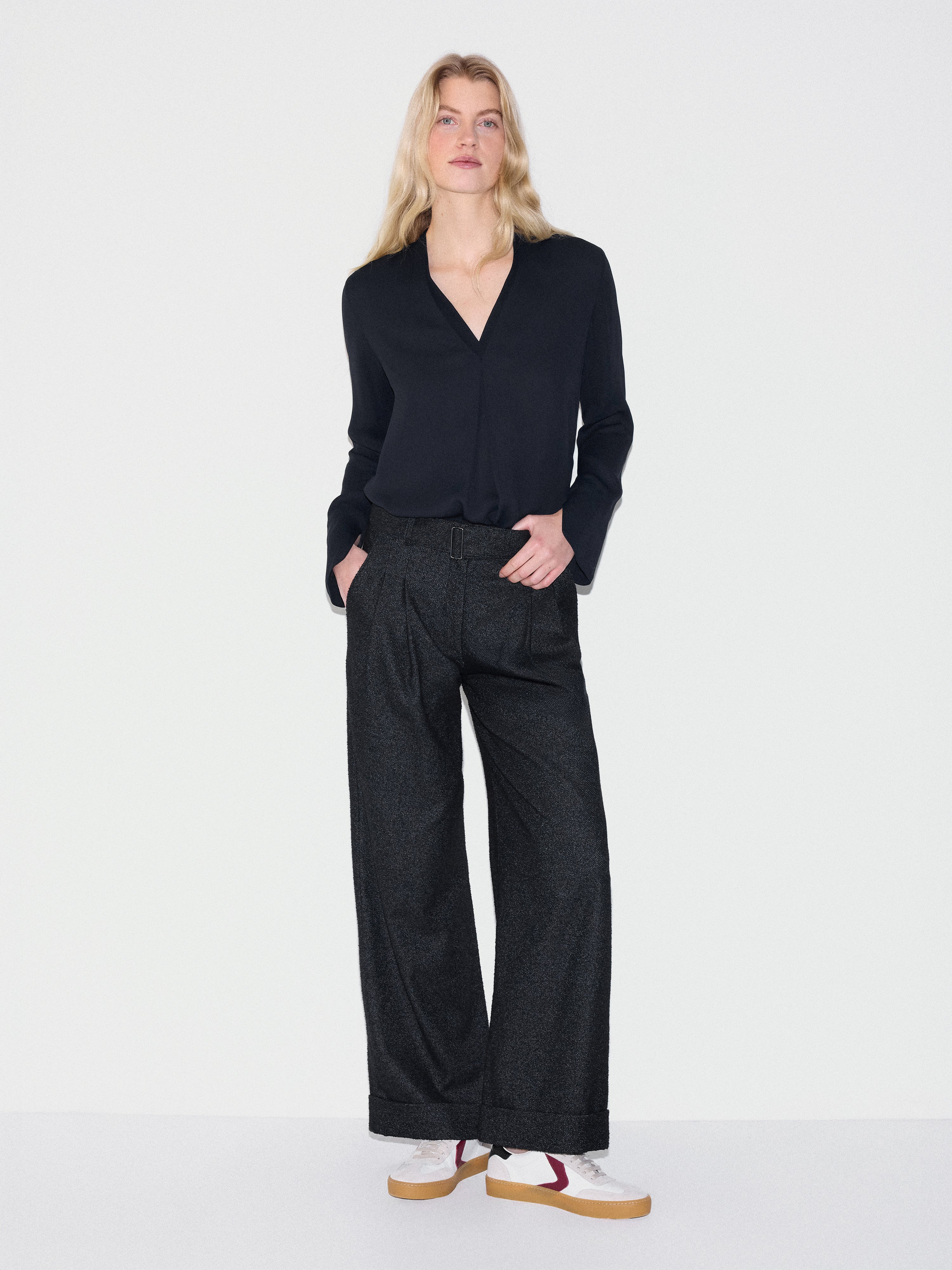 Double Layer Top | Navy - Image 2