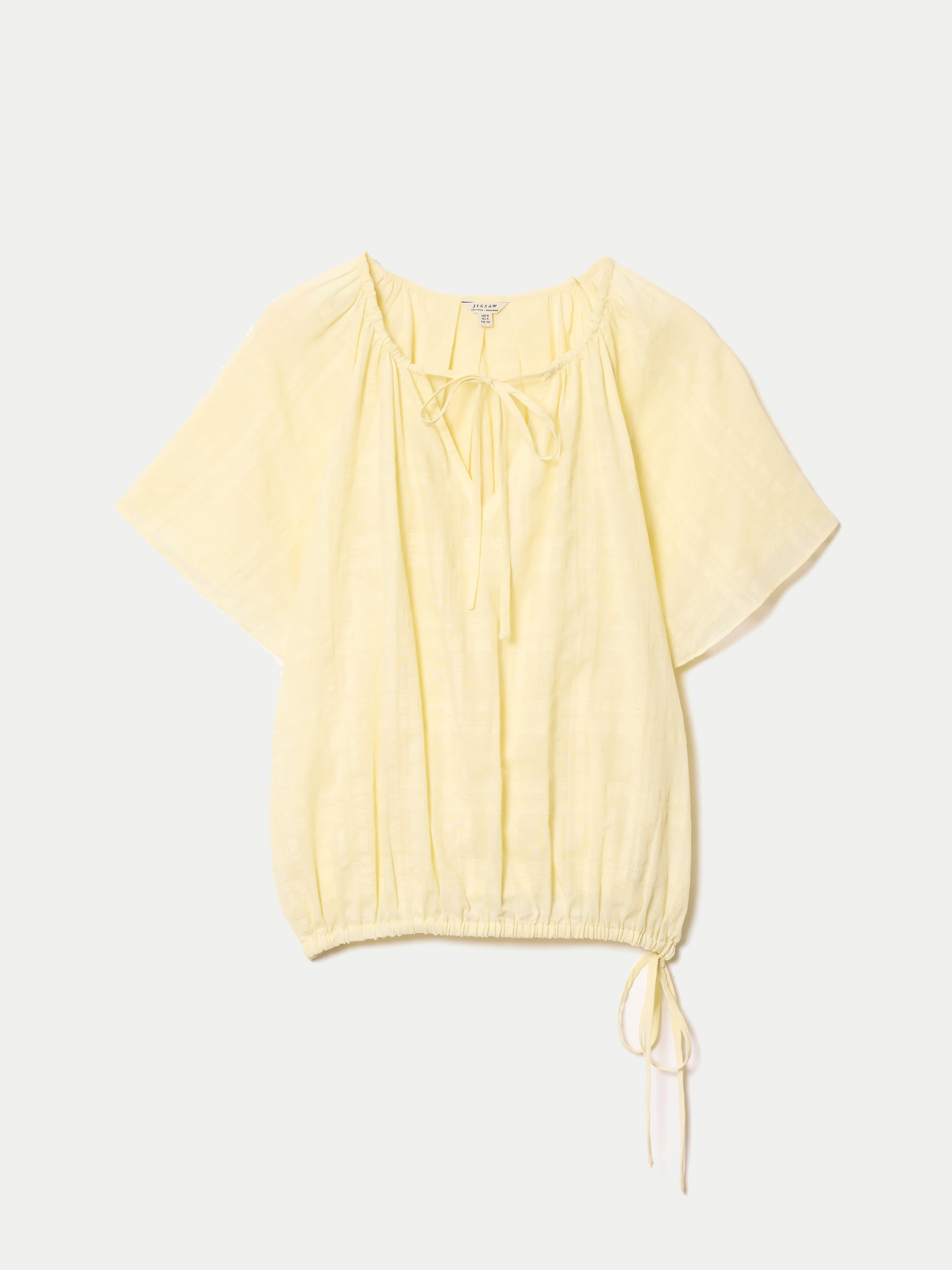 Drawstring Detailed Top | Yellow - Image 6