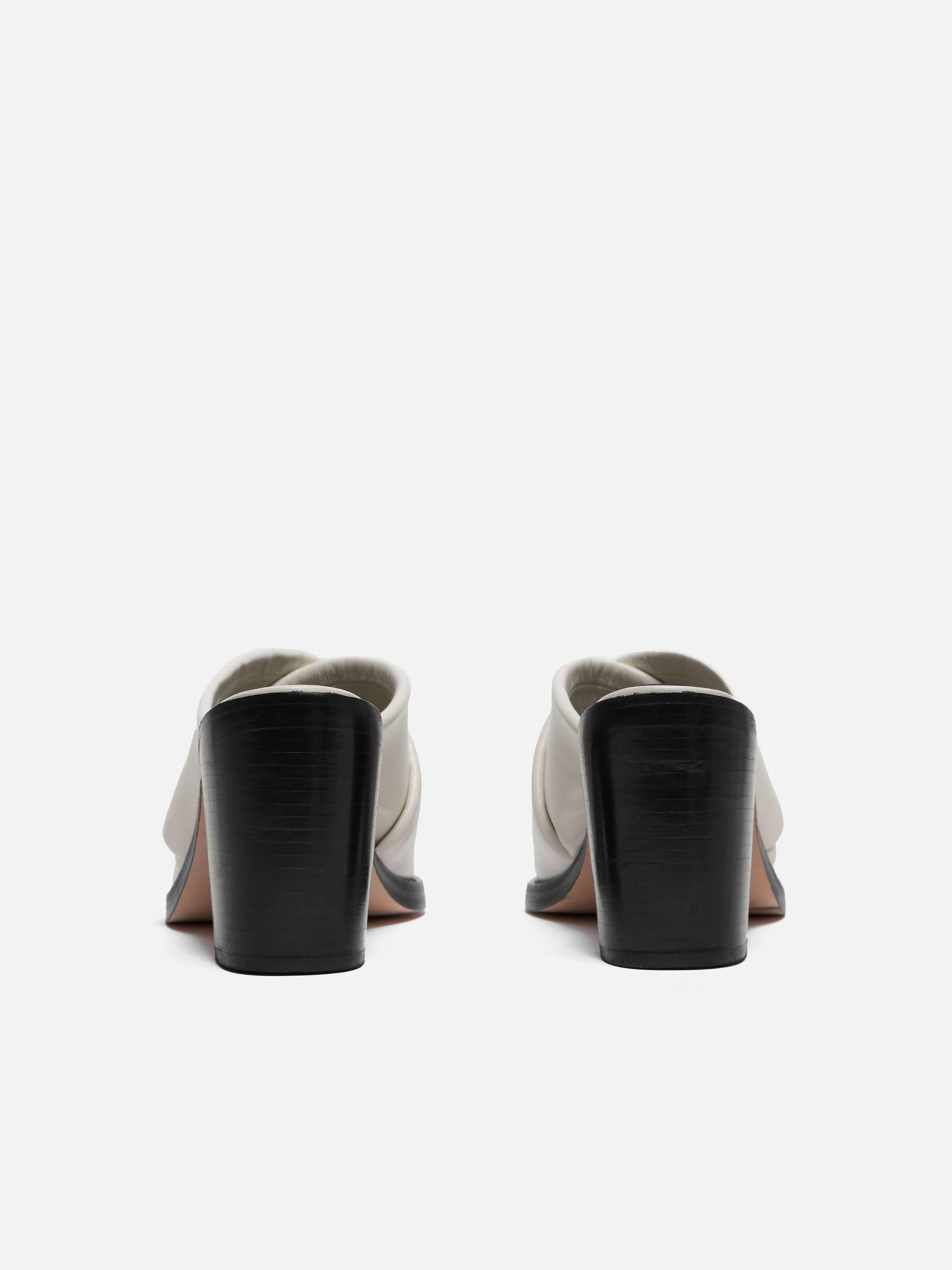 Duvile Padded Heel Sandal | White - Image 5