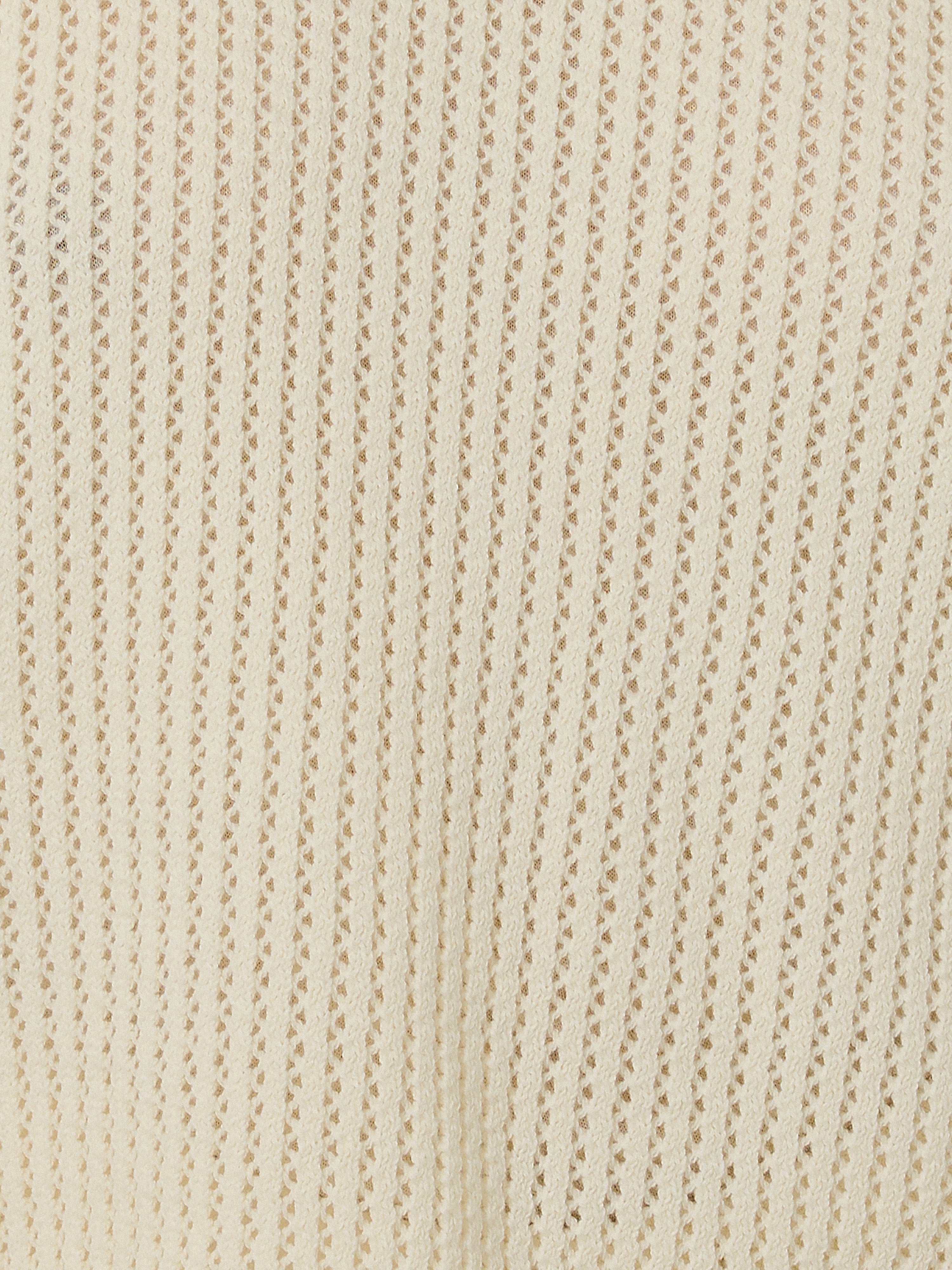Floral Applique Knit Top | Cream - Image 7