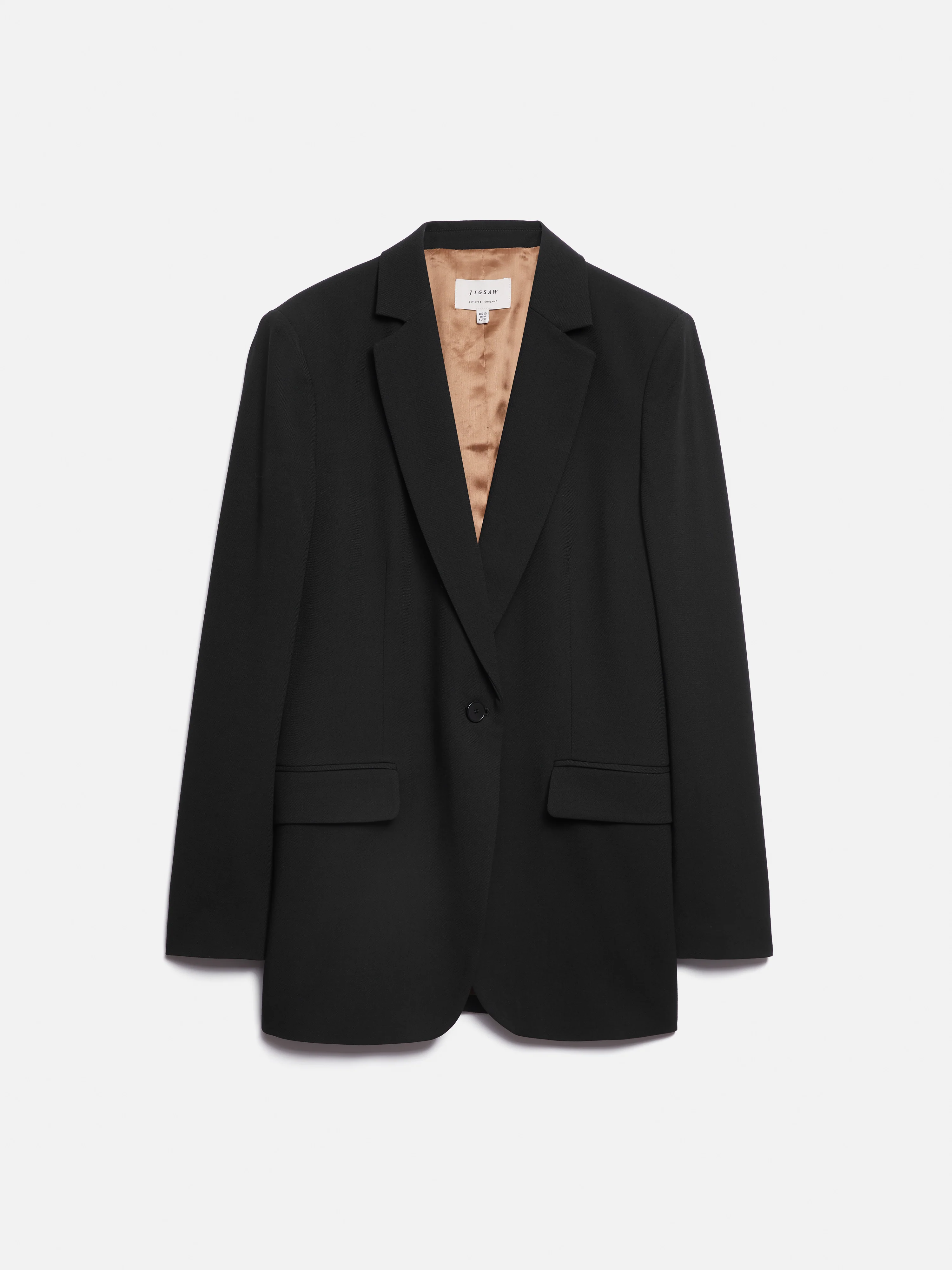 Fluid Twill Knox Blazer | Black - Image 8