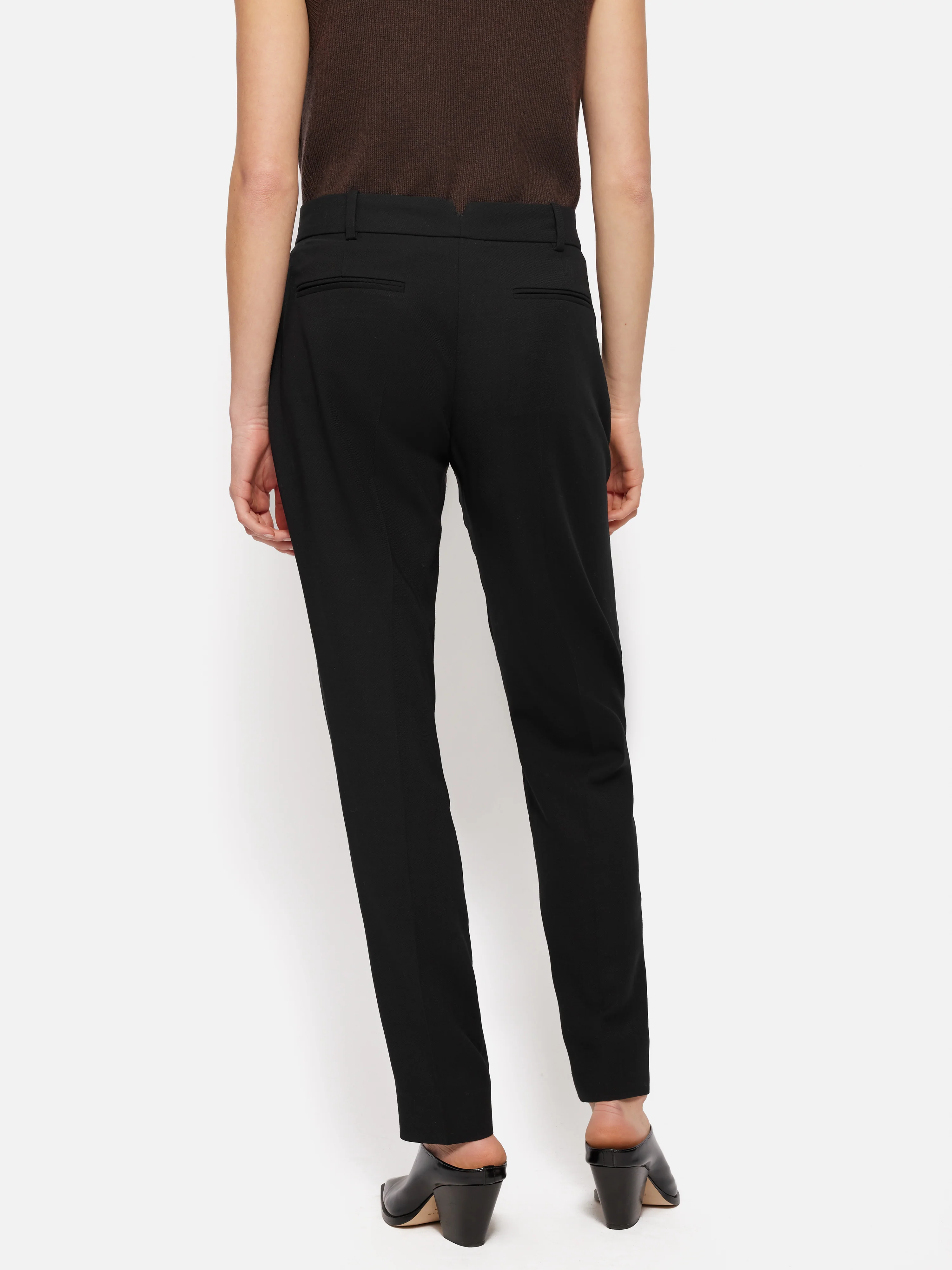 Fluid Twill Palmer Trouser | Black - Image 6