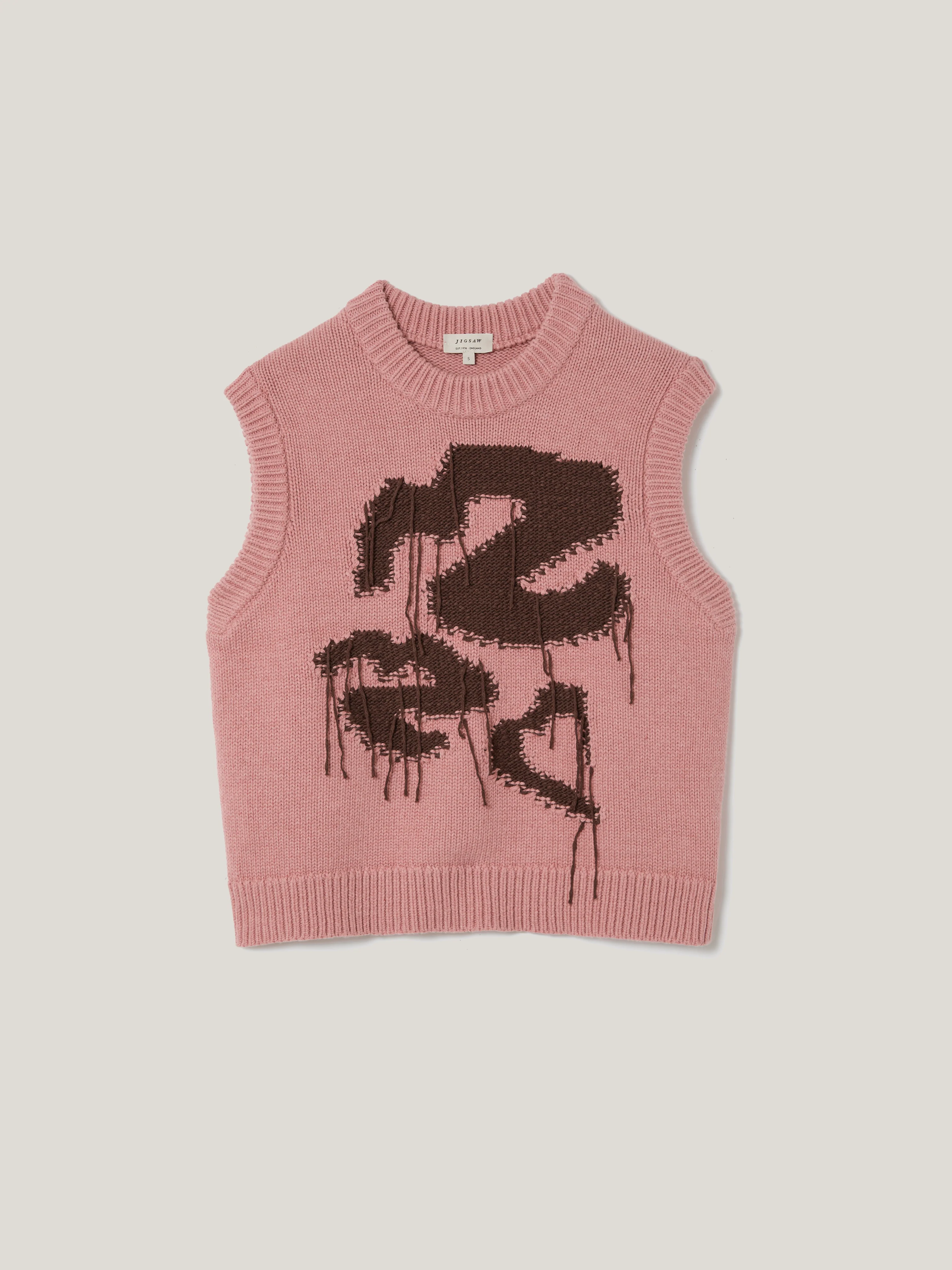 Graffiti Lips Tank | Pink - Image 8