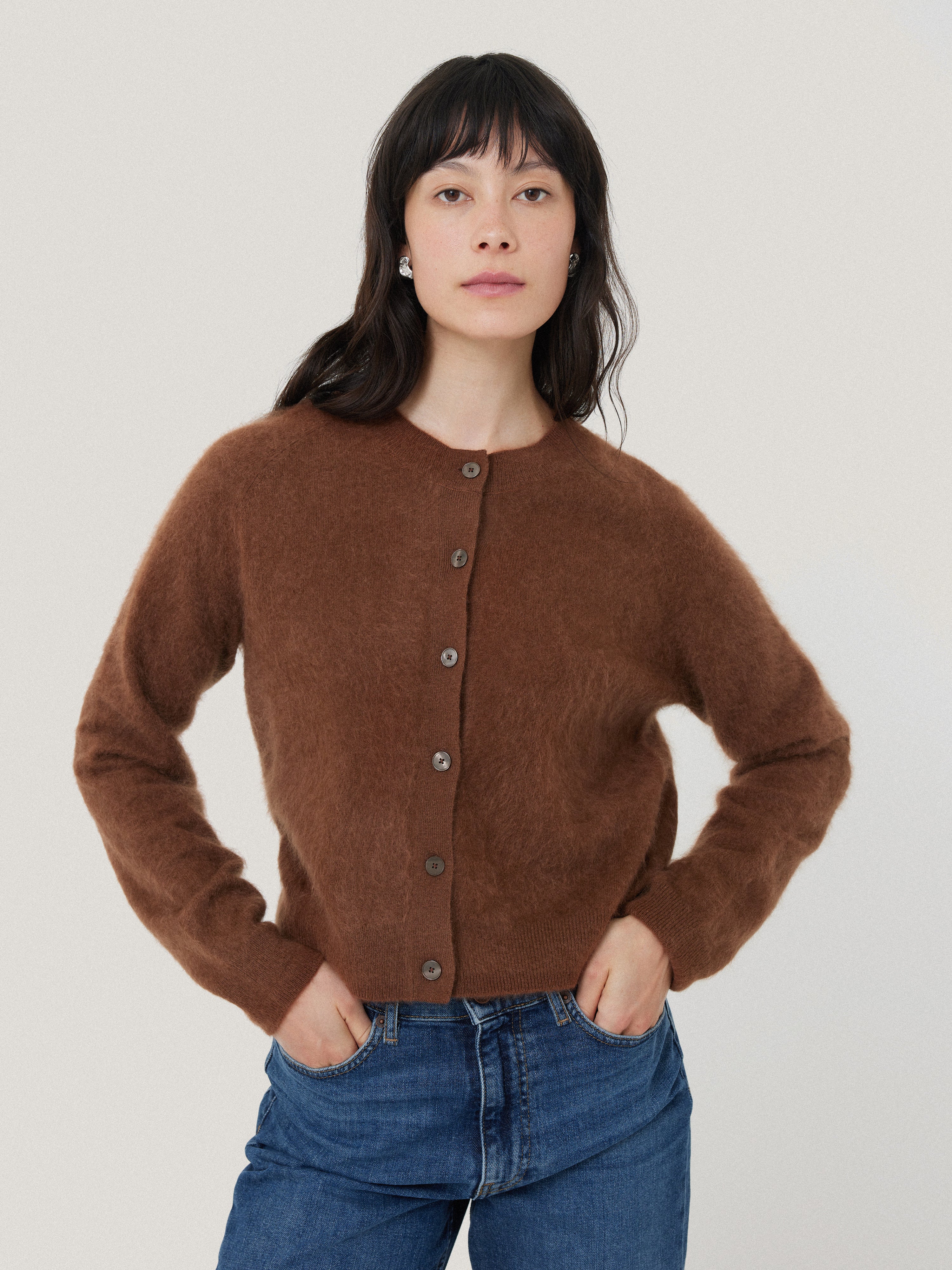 Halo Cashmere Cardigan | Ginger - Image 2
