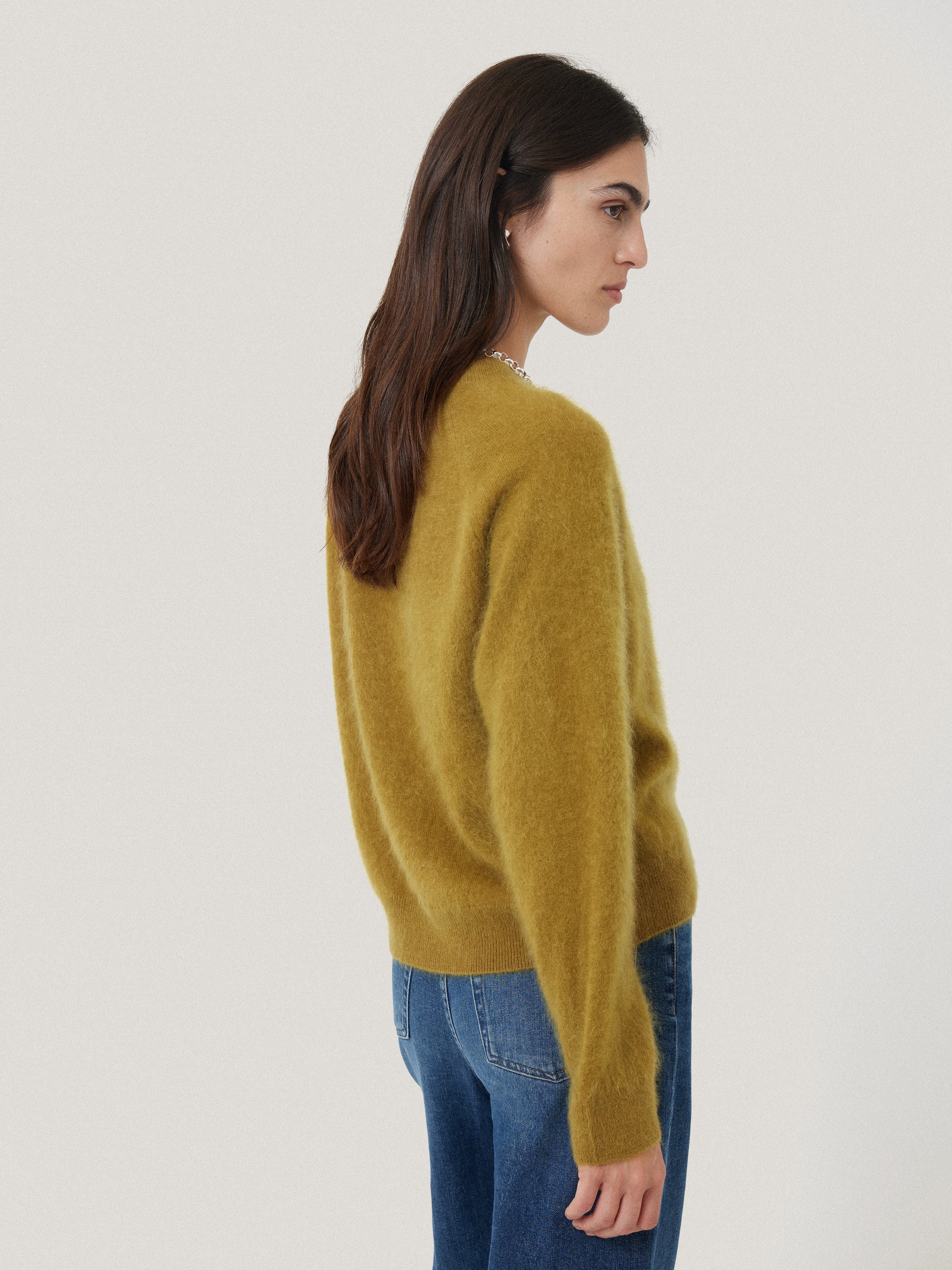 Halo Cashmere Jumper | Green - Image 5