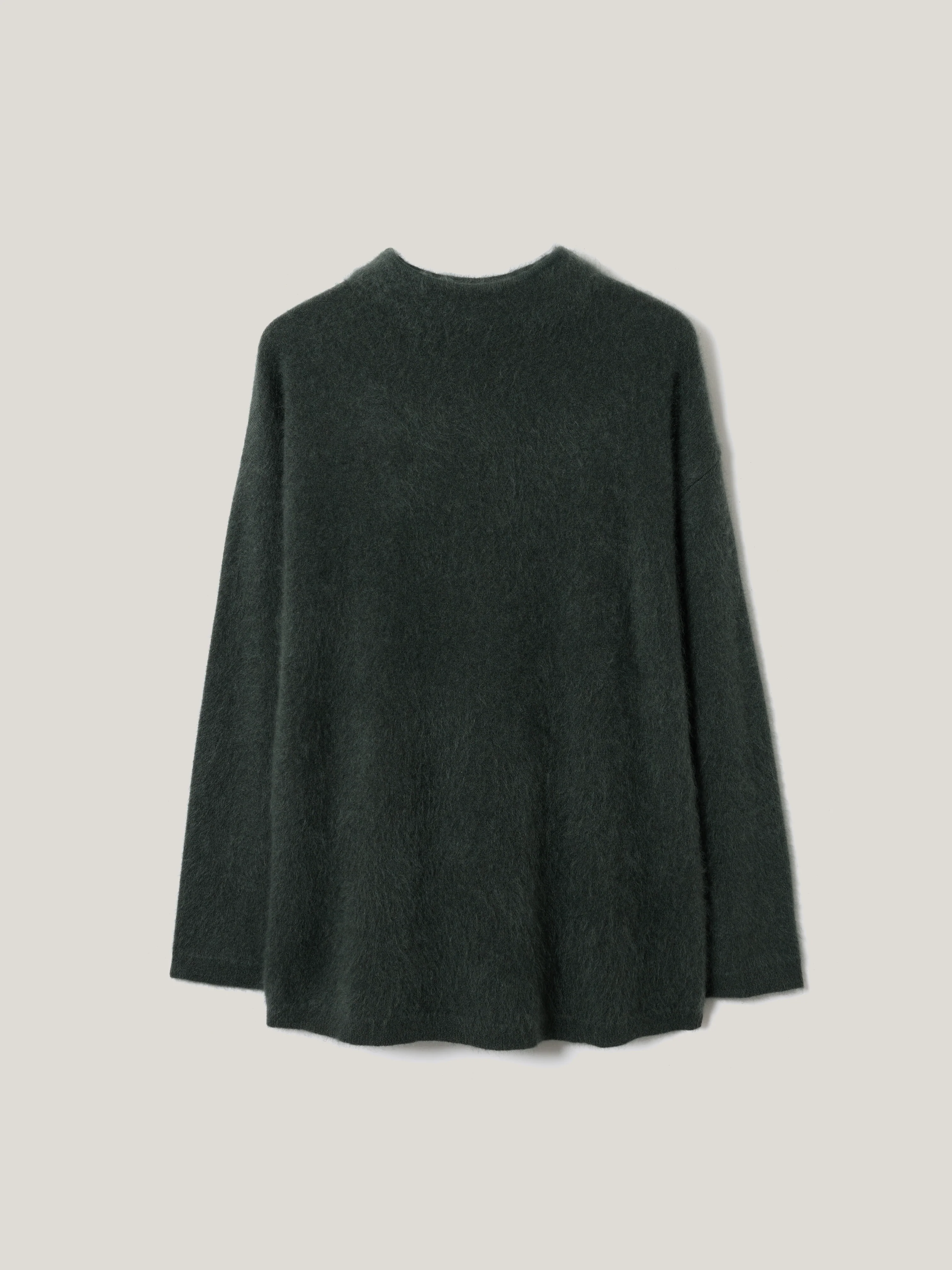 Halo Cashmere Oversized Jumper | Green - Image 5