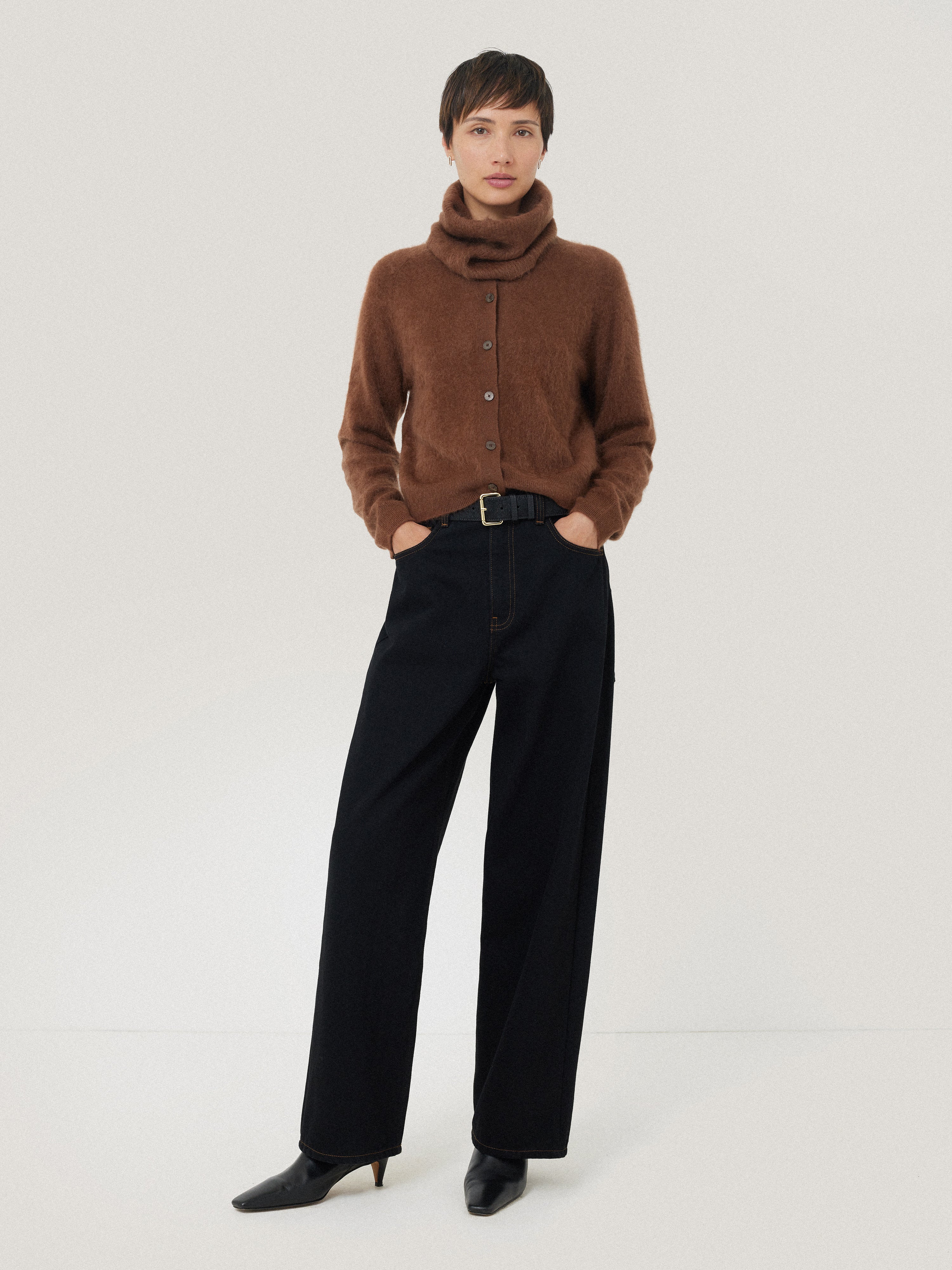 Halo Cashmere Snood | Ginger - Image 3