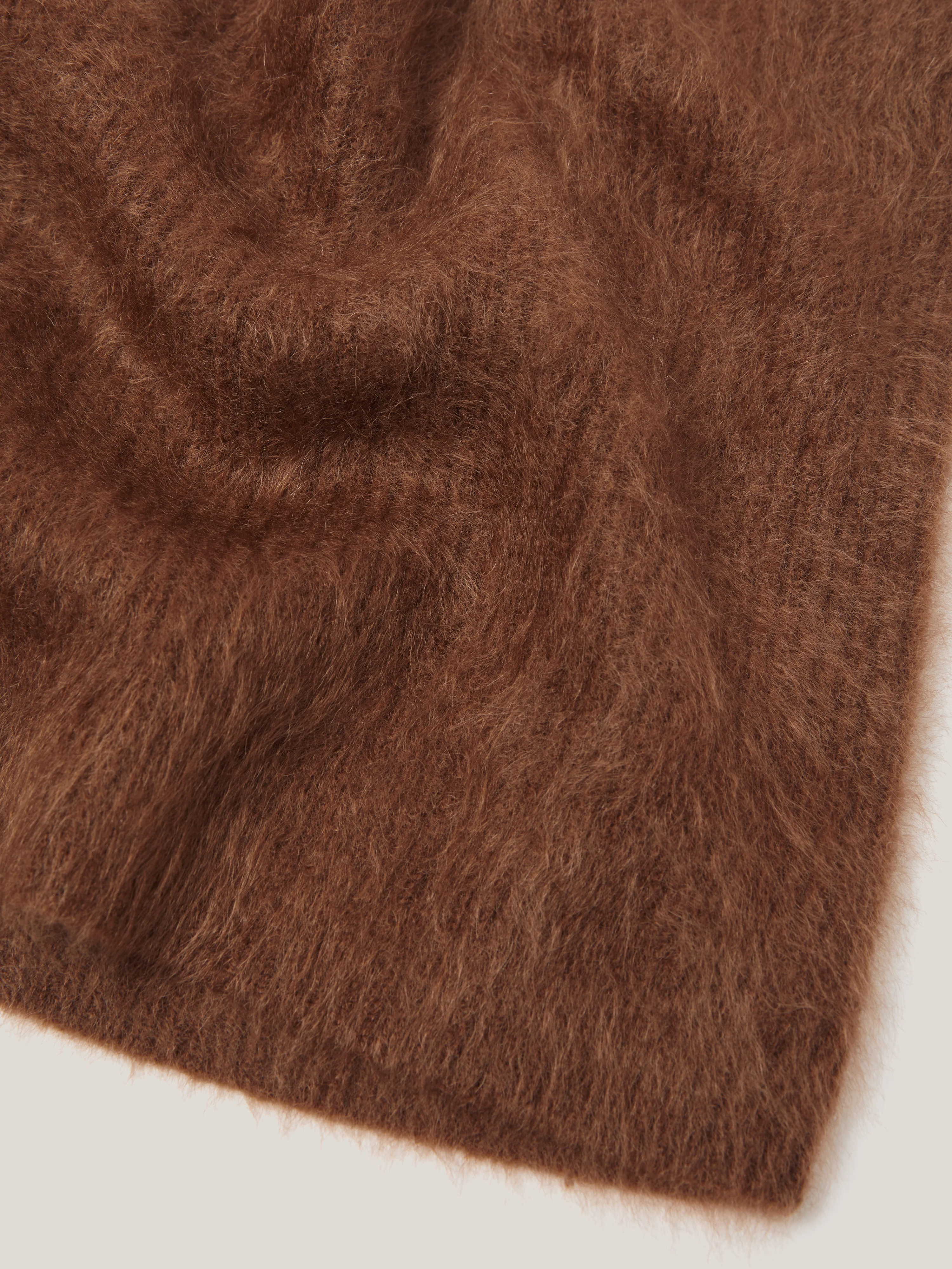 Halo Cashmere Snood | Ginger - Image 4