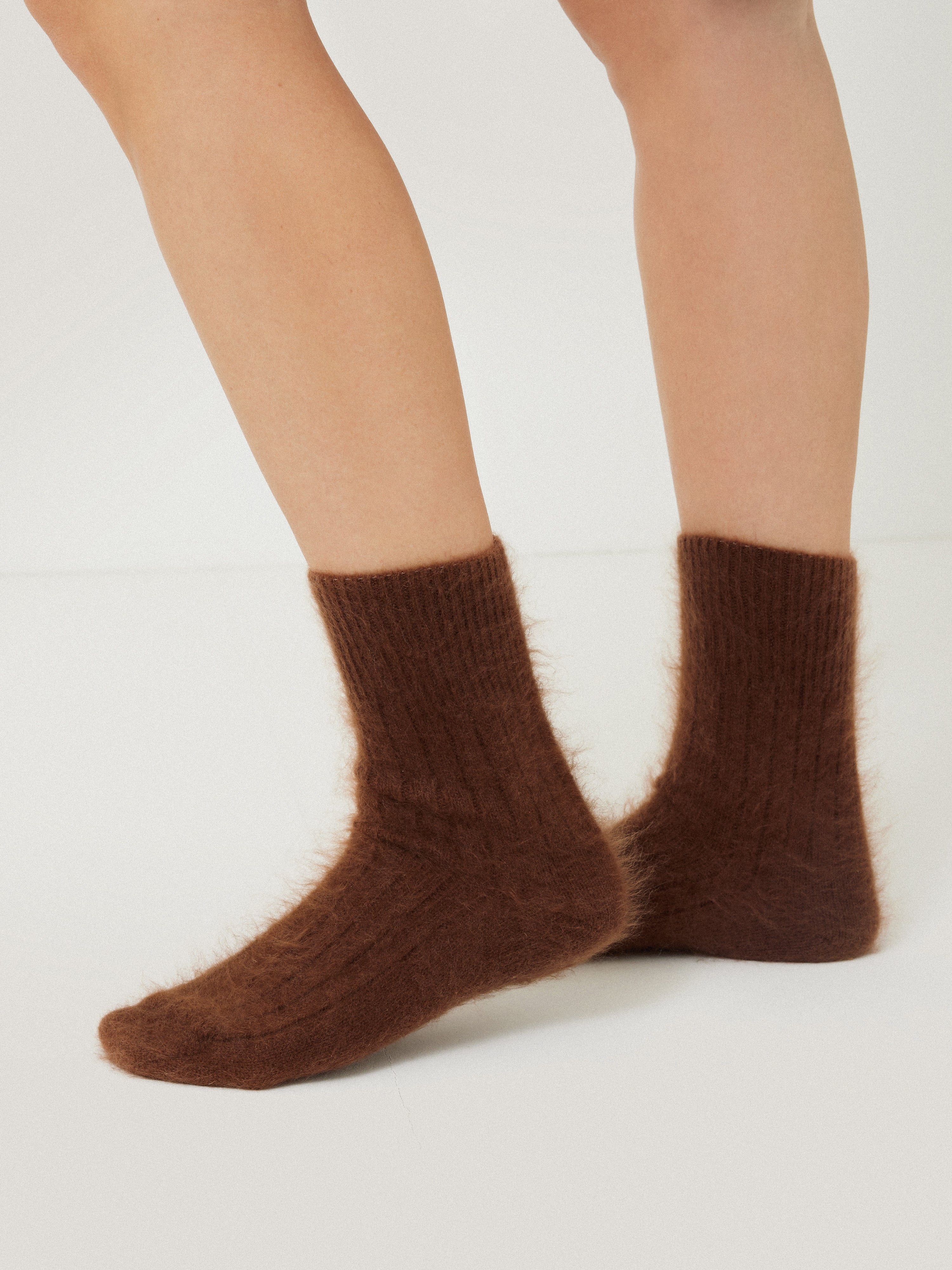Halo Cashmere Sock | Ginger - Image 2