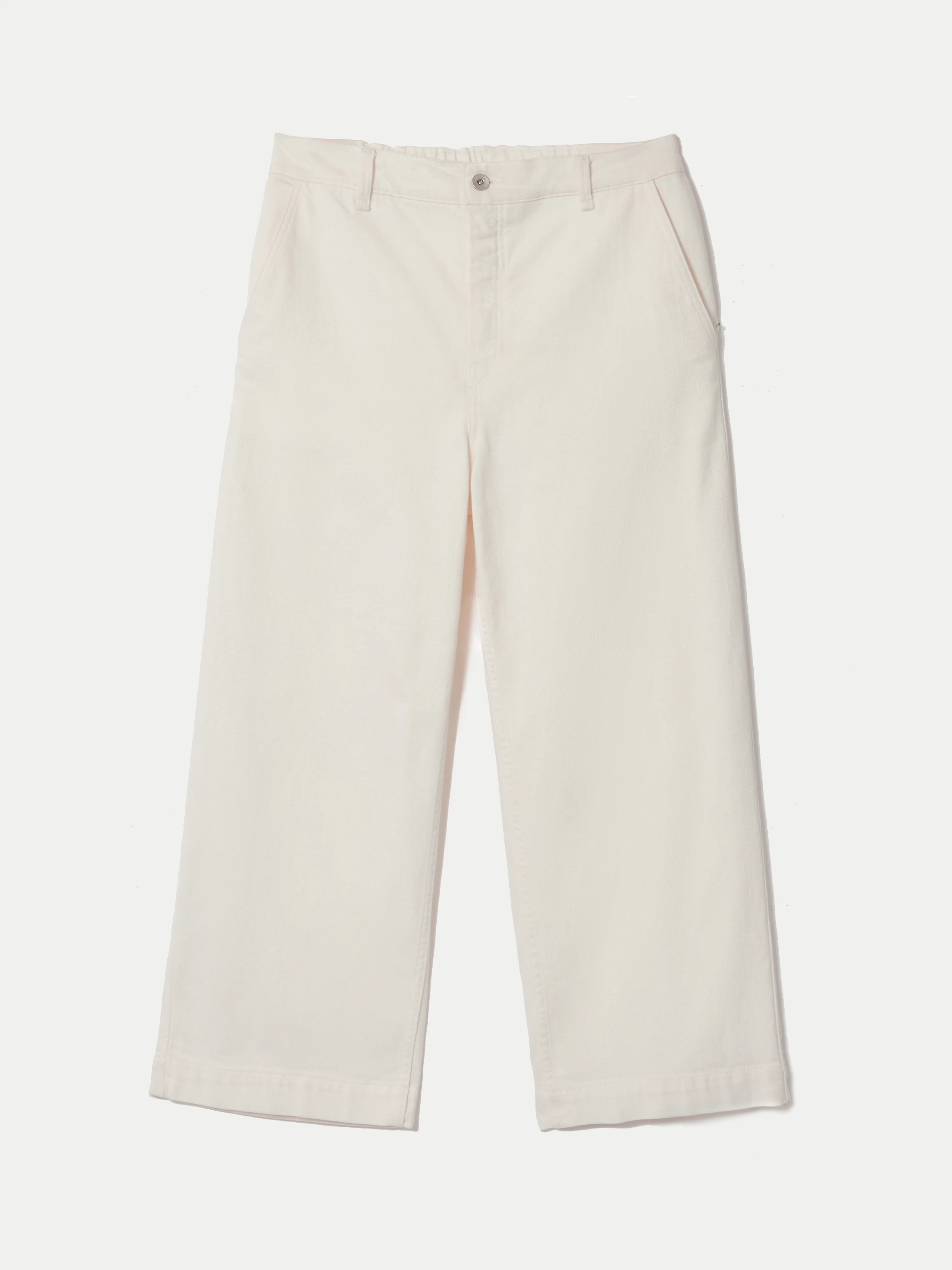 Hampstead Wide Leg Jean | White - Image 6