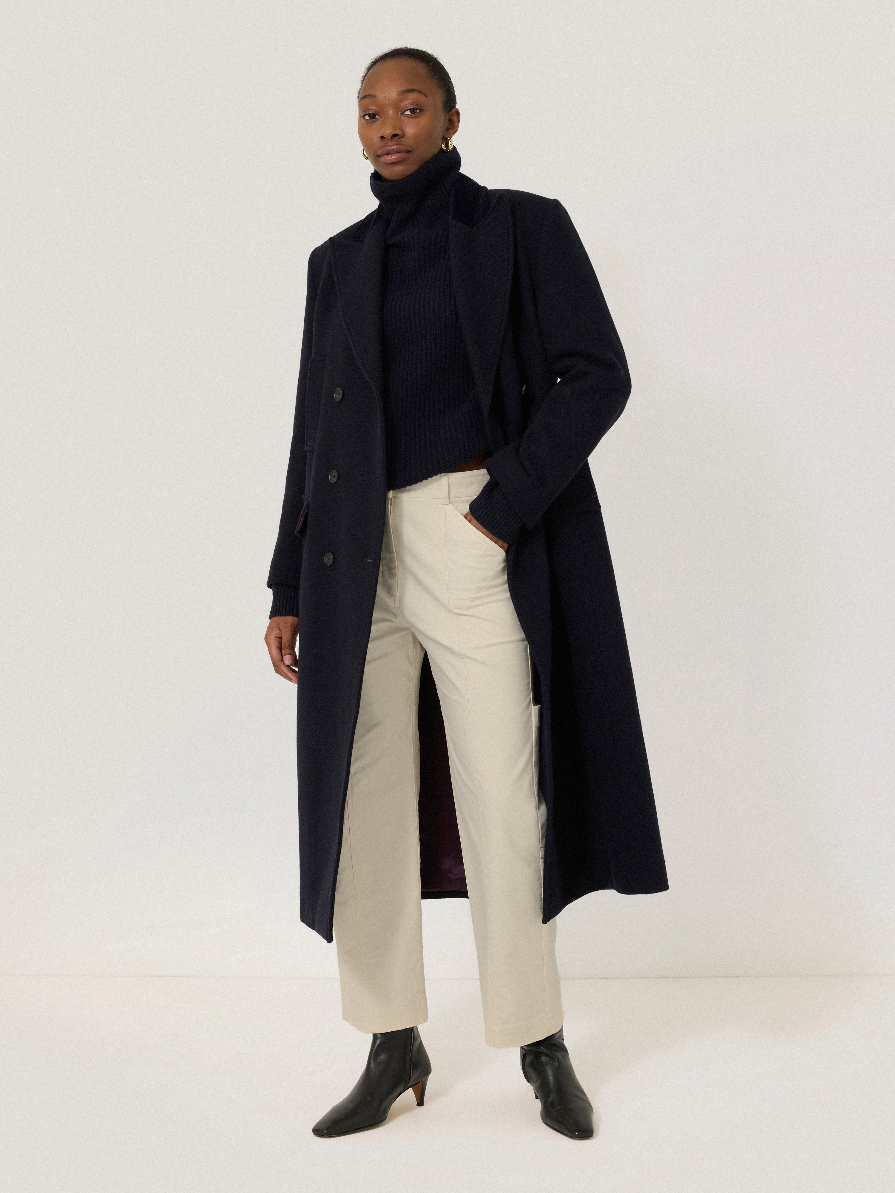 Hatton Cropped Trouser | Cream - Image 6