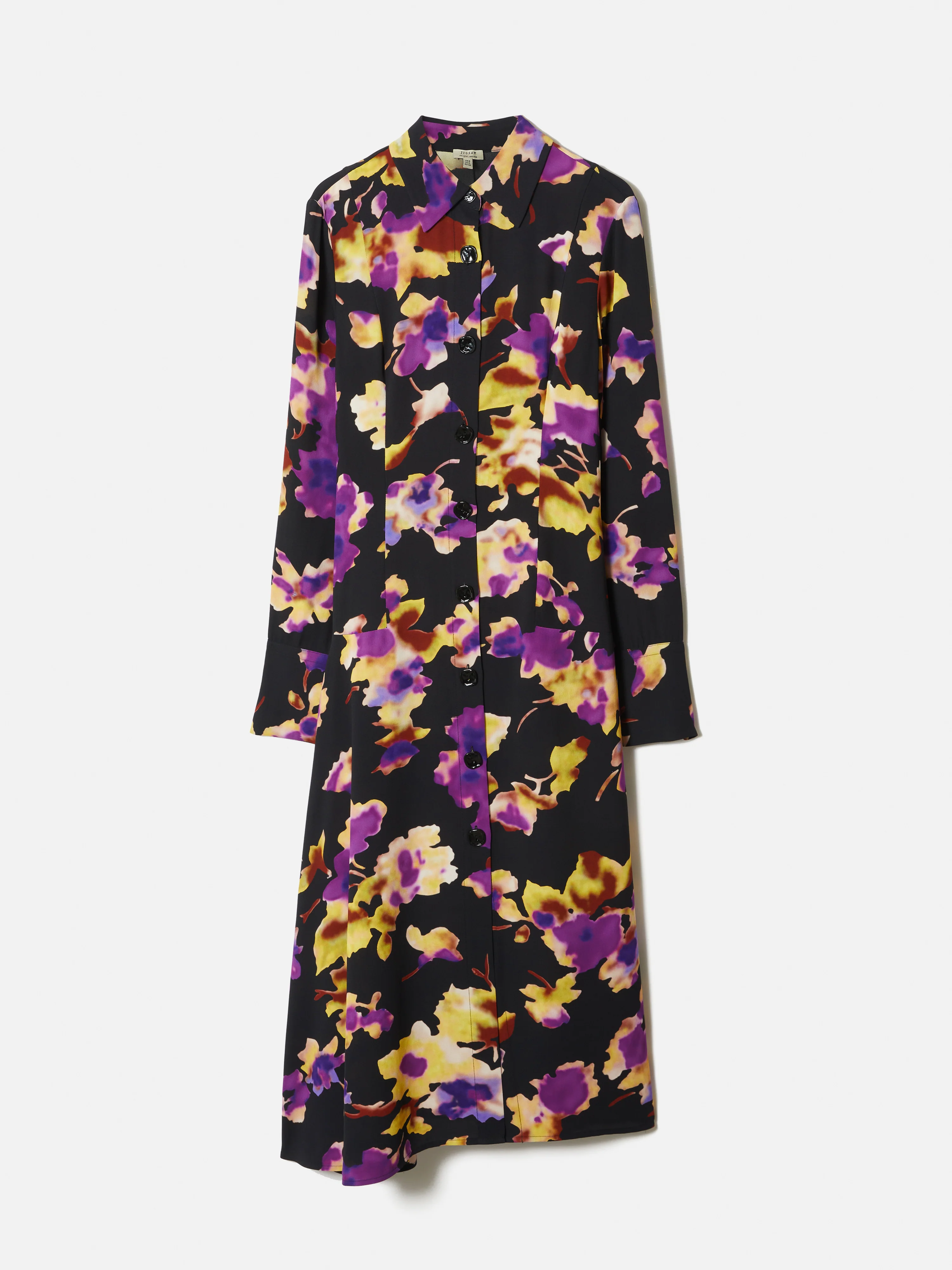 Haze Floral Crepe Dress | Purple - Image 6