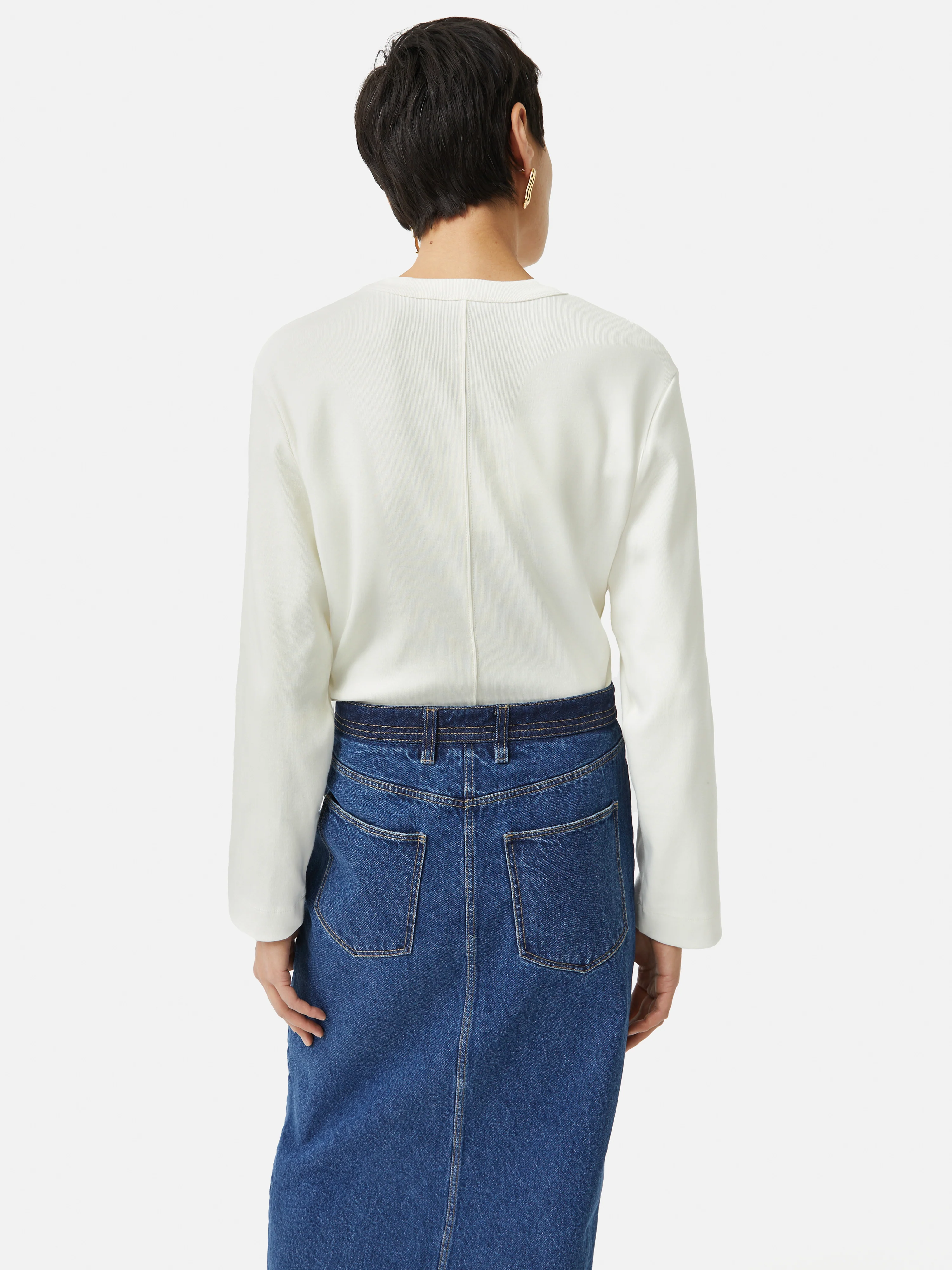 Heavy Cotton Sweatshirt | Cream - Image 5
