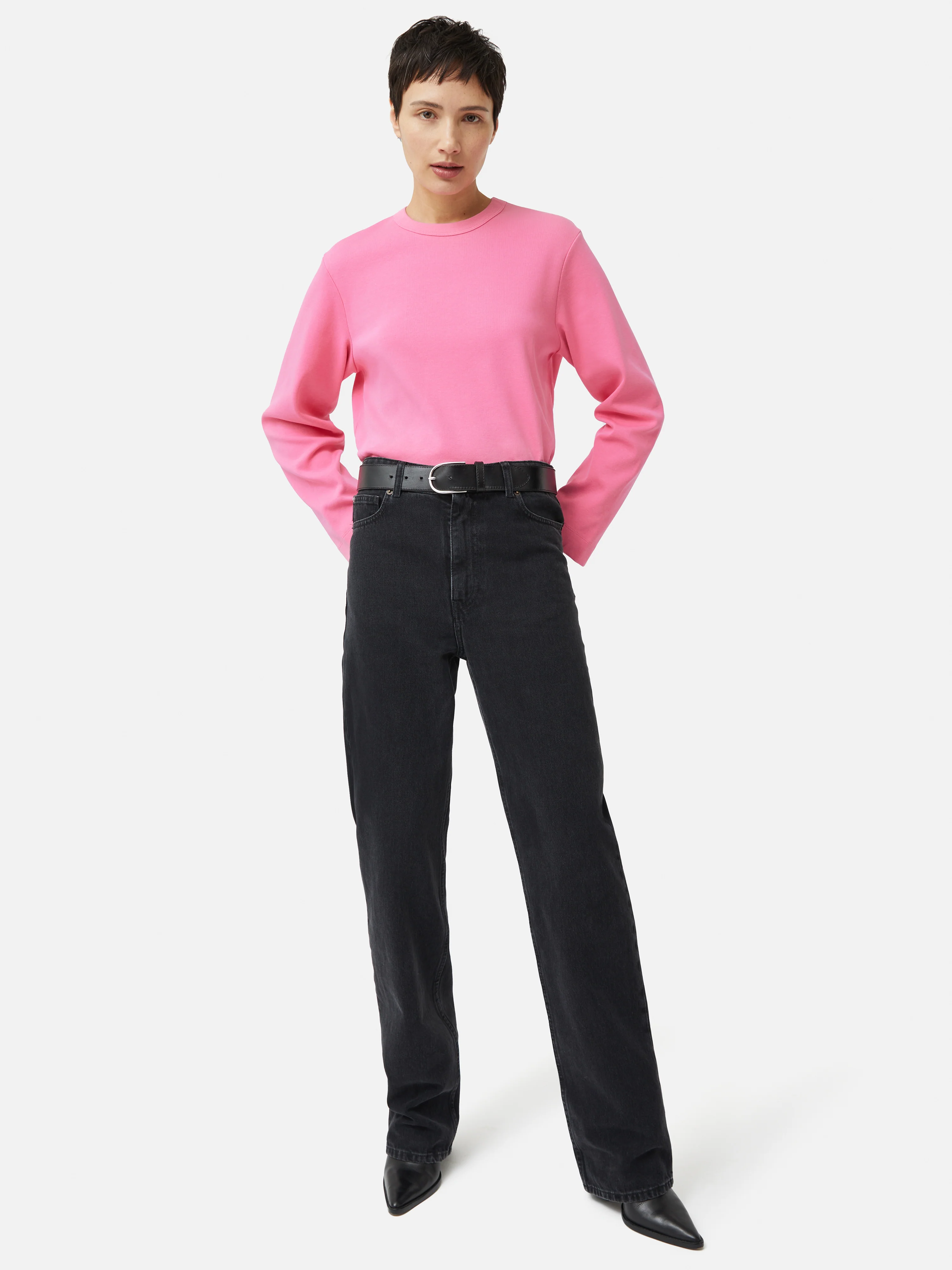Heavy Cotton Sweatshirt | Pink - Image 3