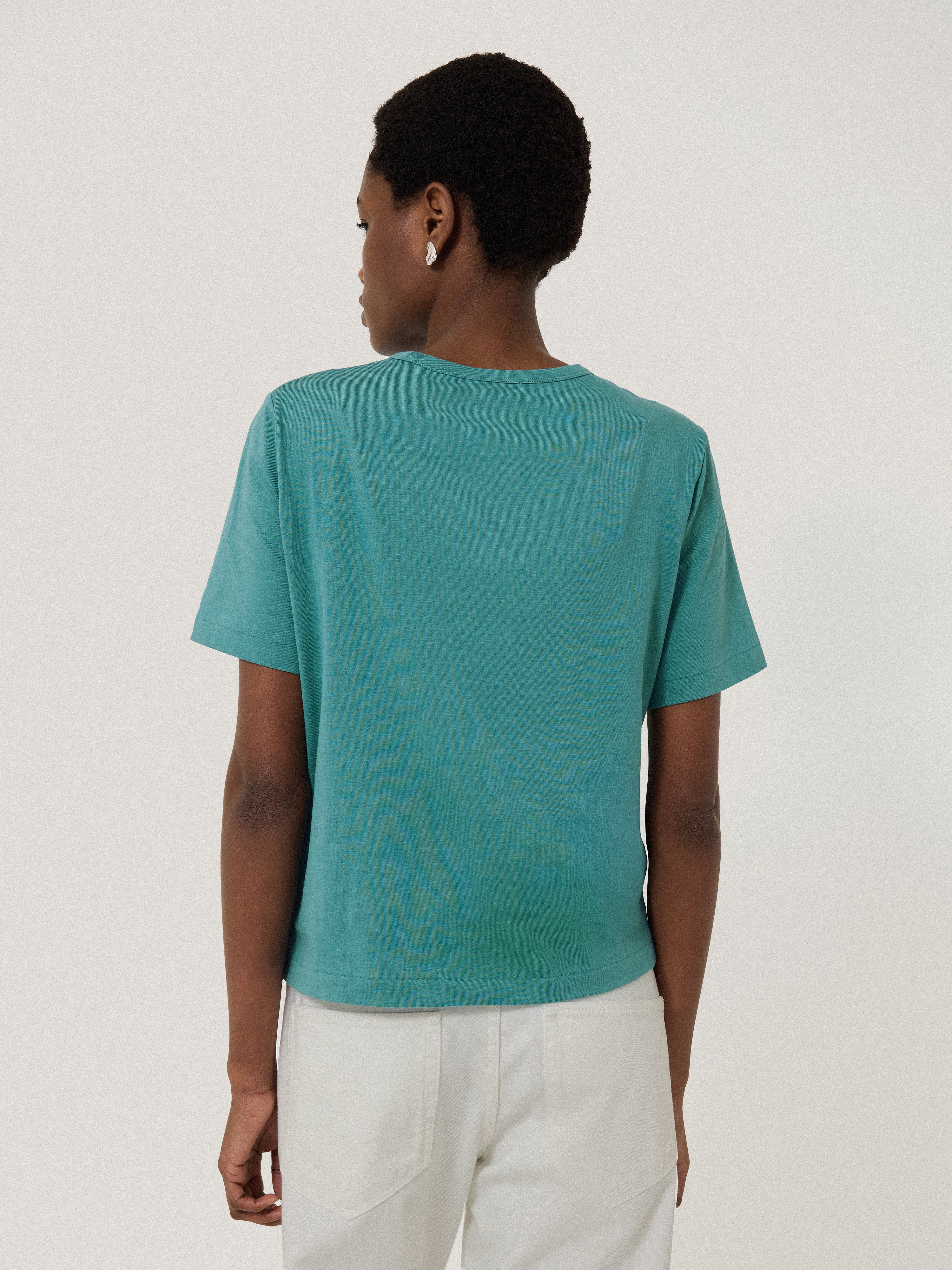 Heavy Cotton T-shirt | Blue - Image 4