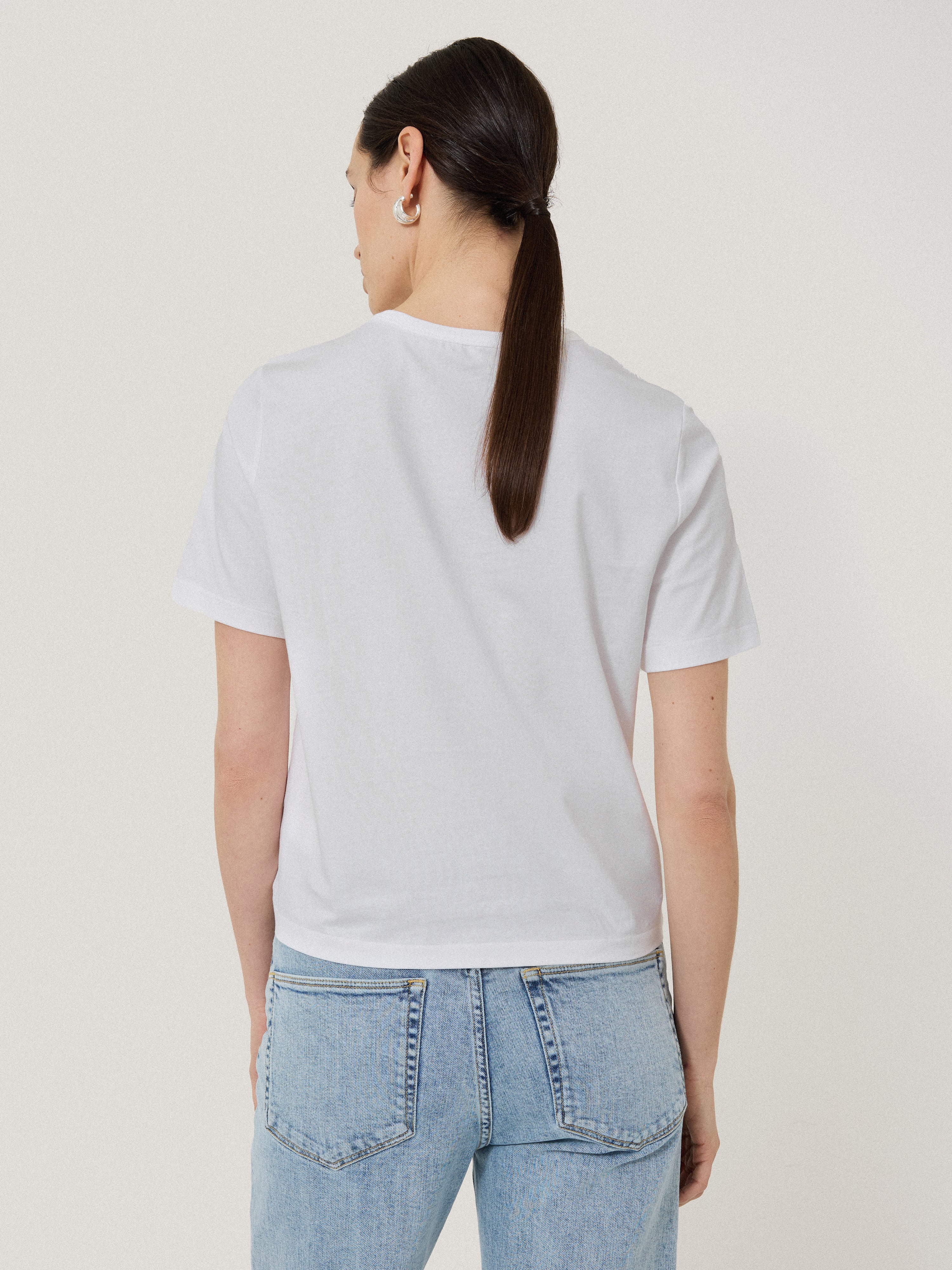 Heavy Cotton T-shirt | White - Image 4