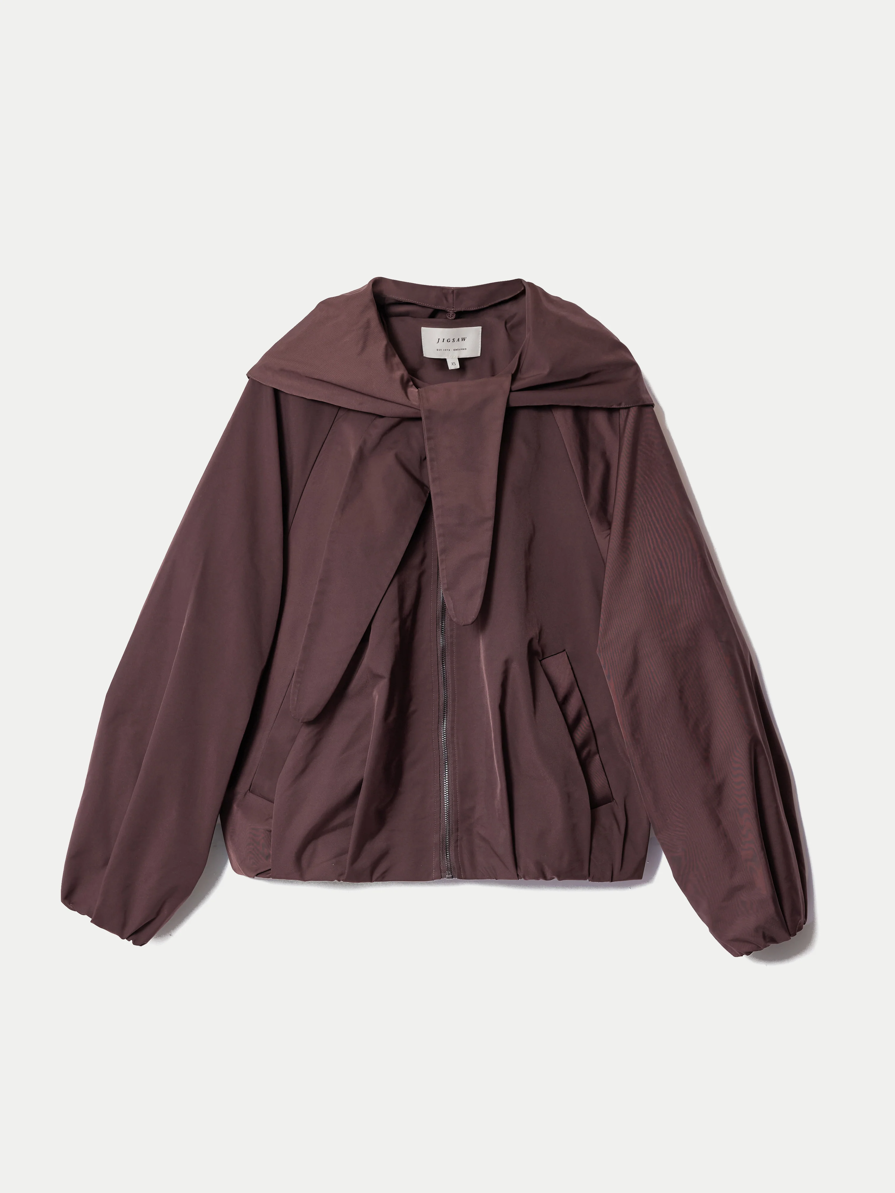 Hooded Bomber Jacket | Purple - Image 7