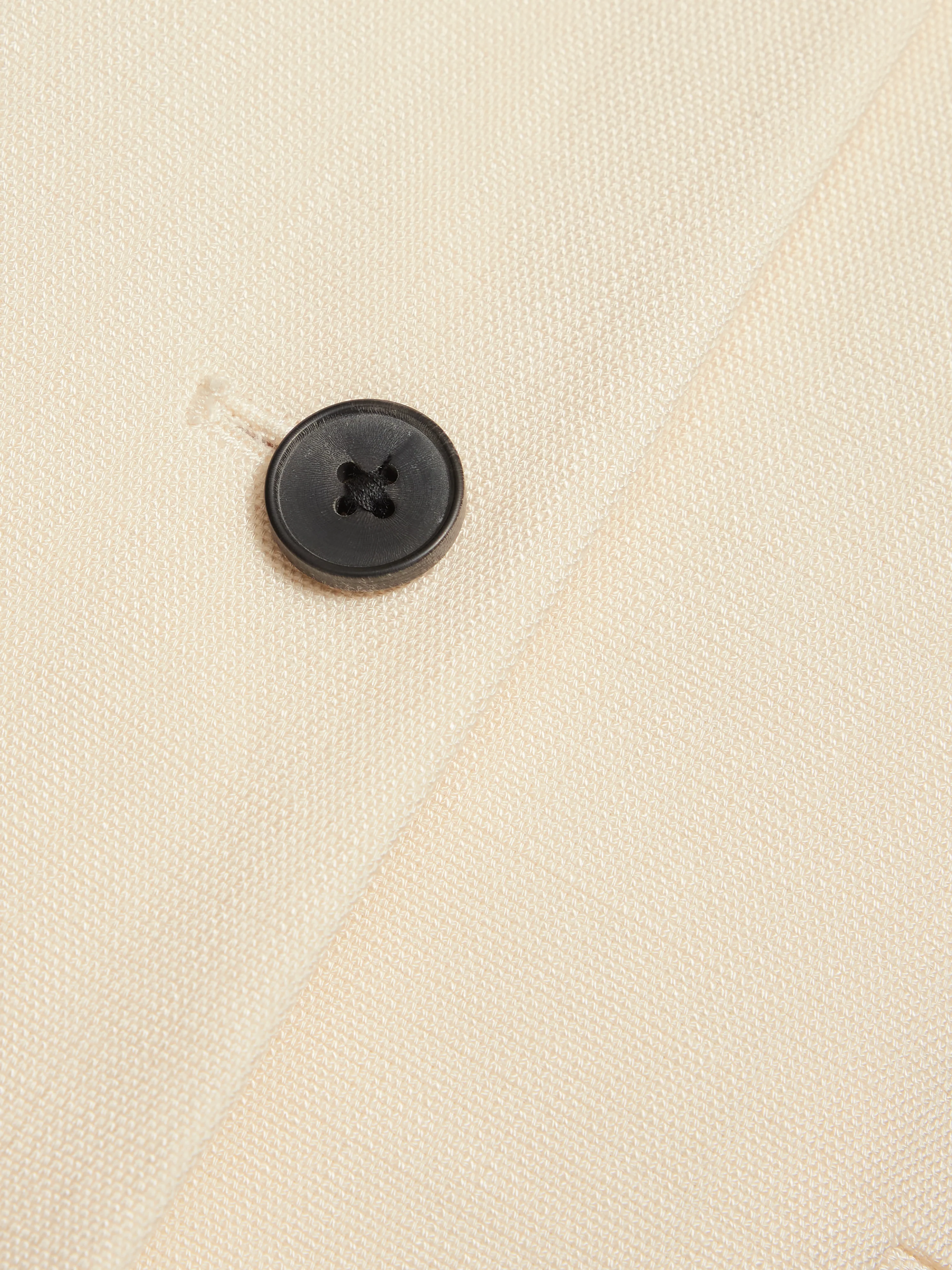 Hopsack Tailored Waistcoat | Cream - Image 7