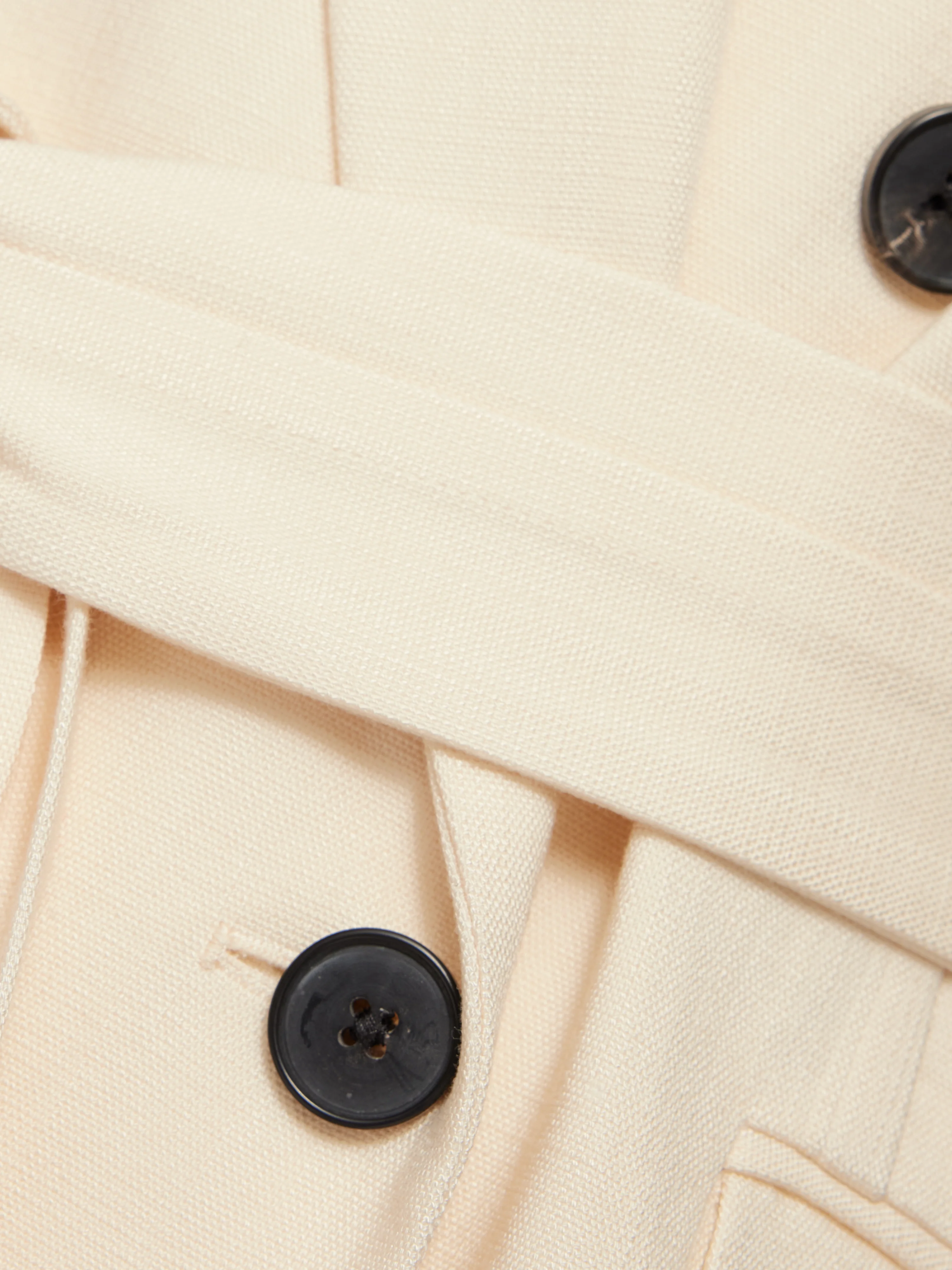 Hopsack Tatton Waistcoat | Cream - Image 9