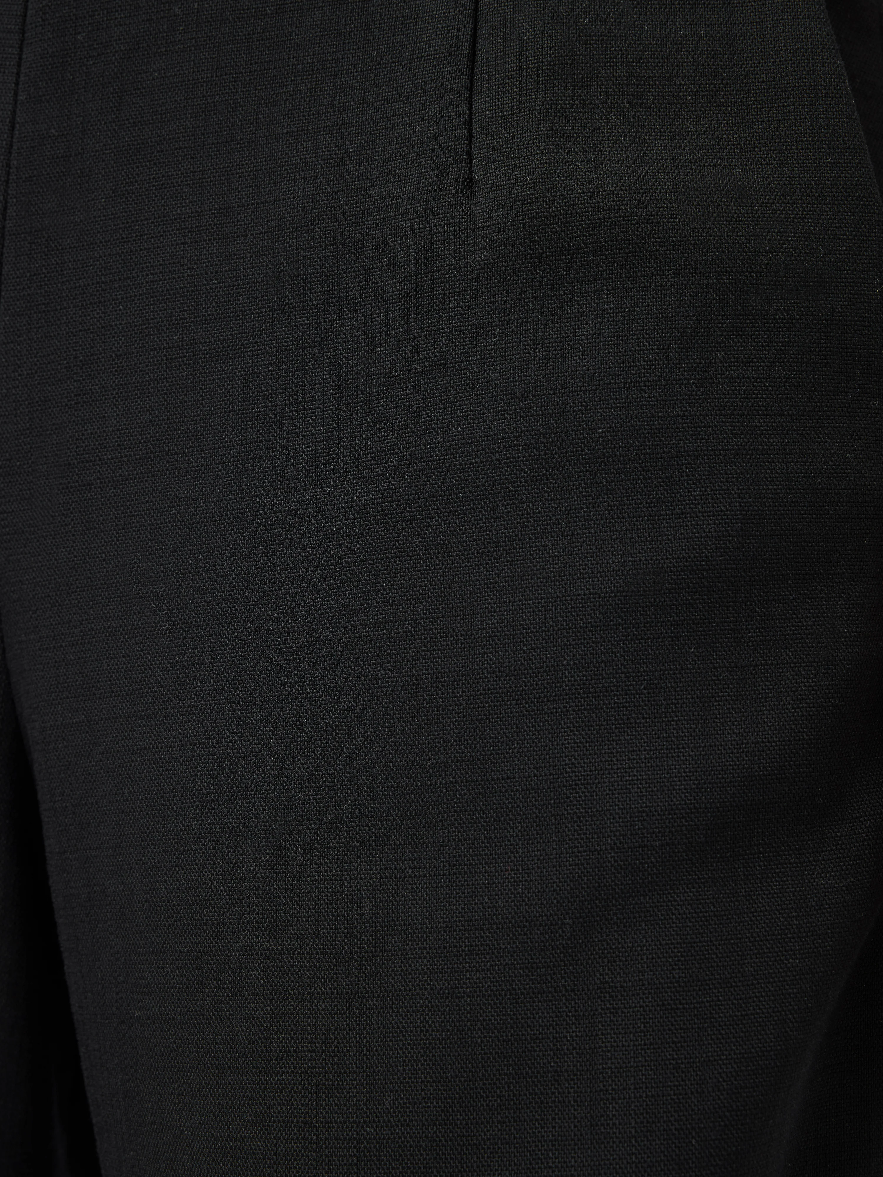 Hopsack Tux Trouser | Black - Image 7