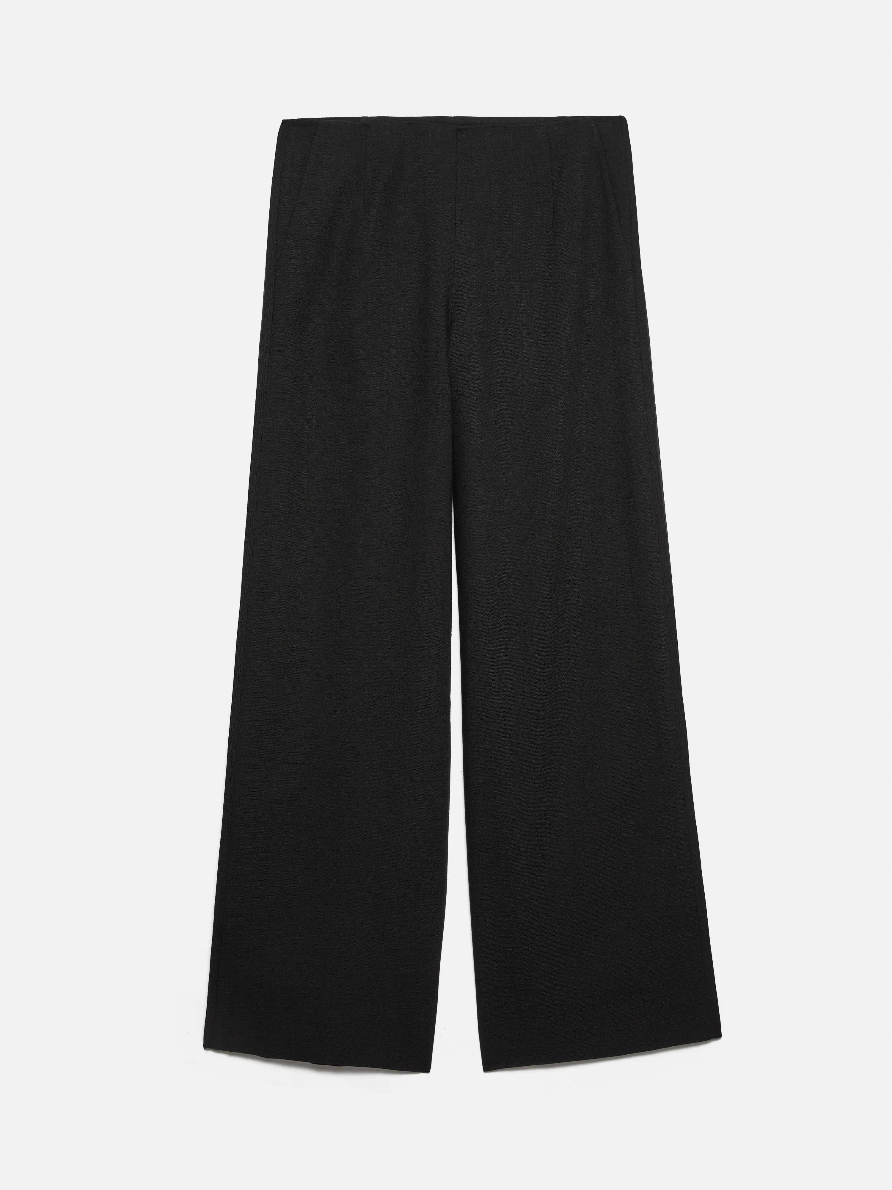 Hopsack Tux Trouser | Black - Image 8
