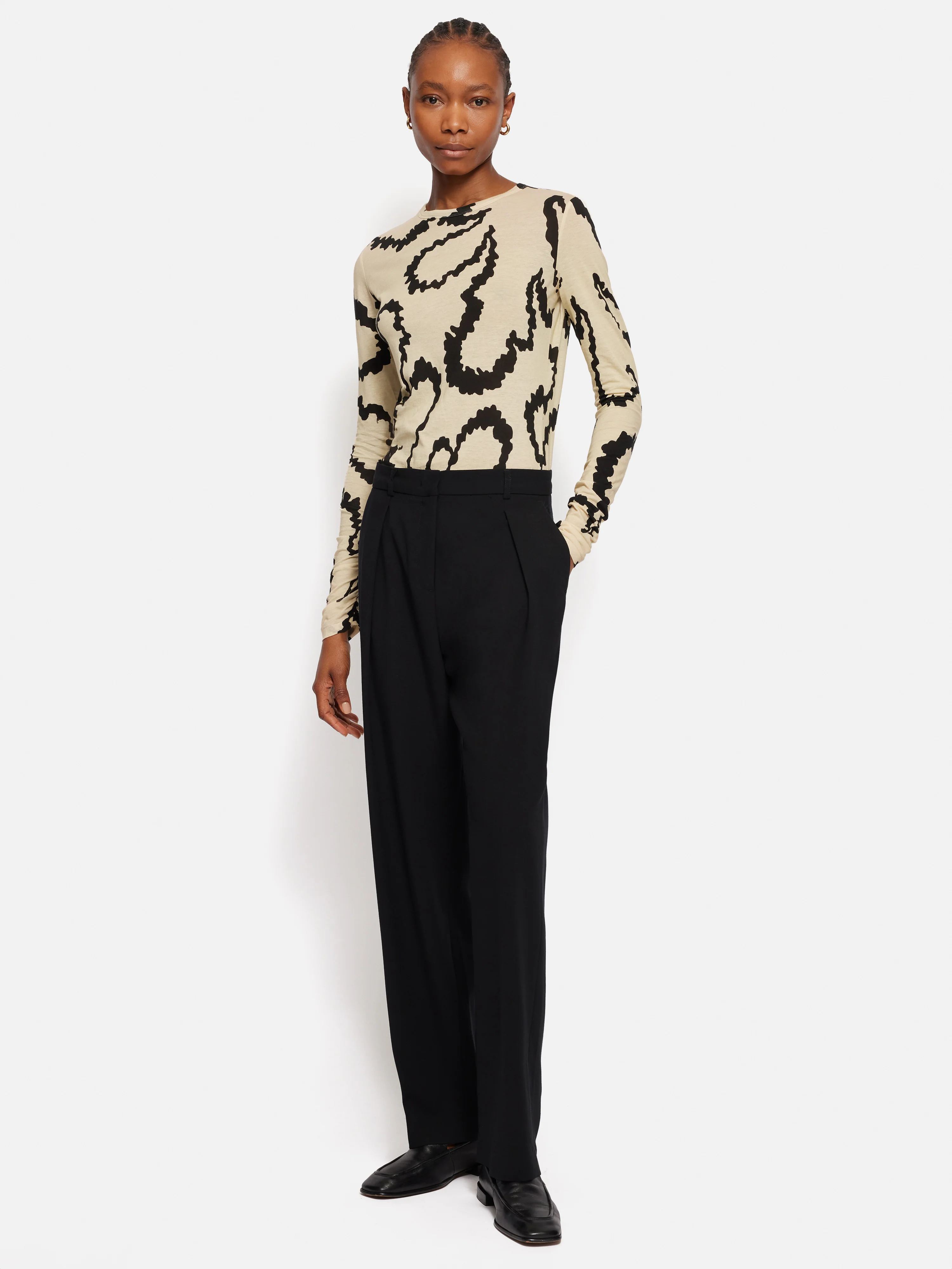 Hydra Coral Cotton Top | Cream - Image 3