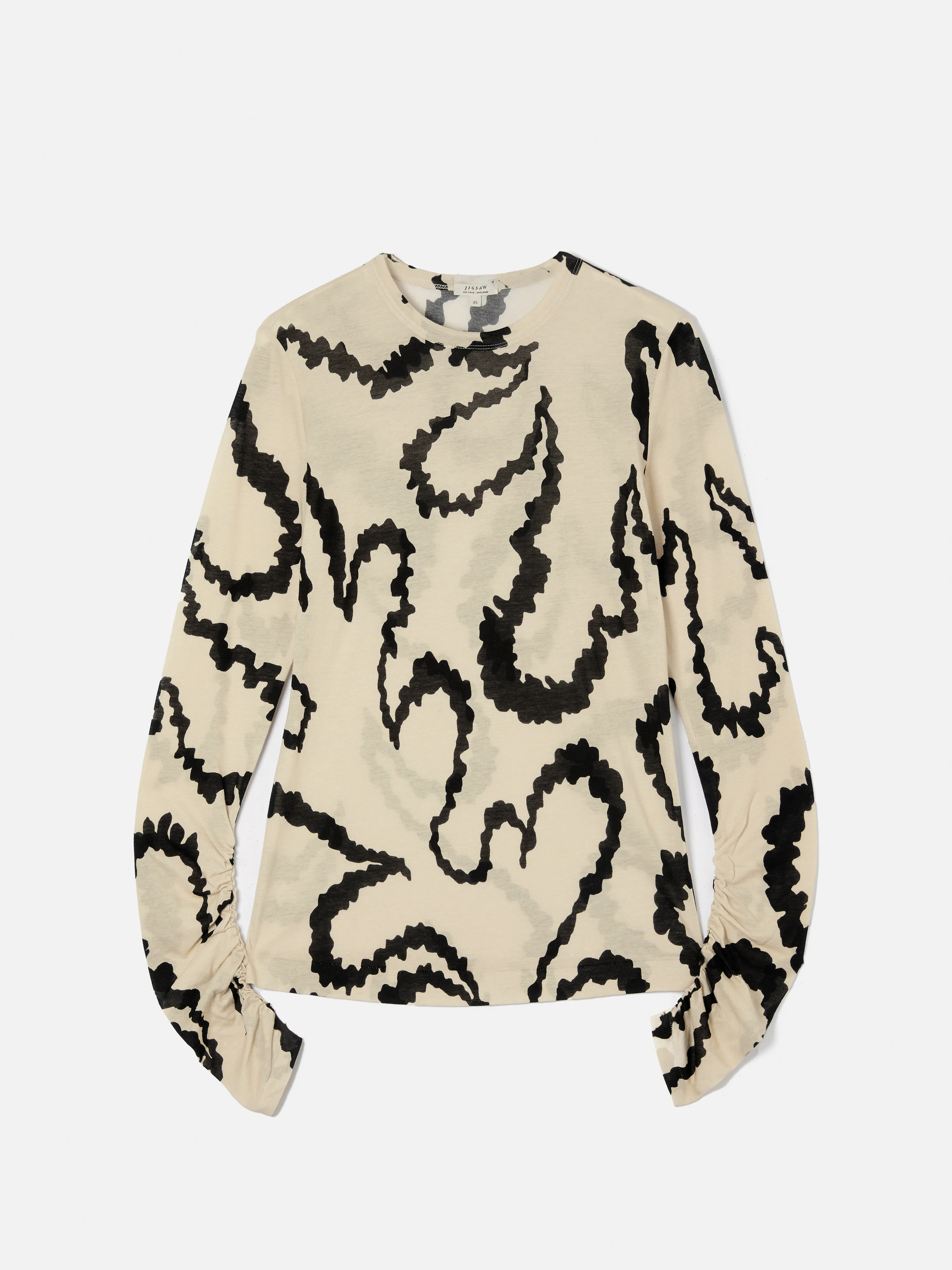 Hydra Coral Cotton Top | Cream - Image 8