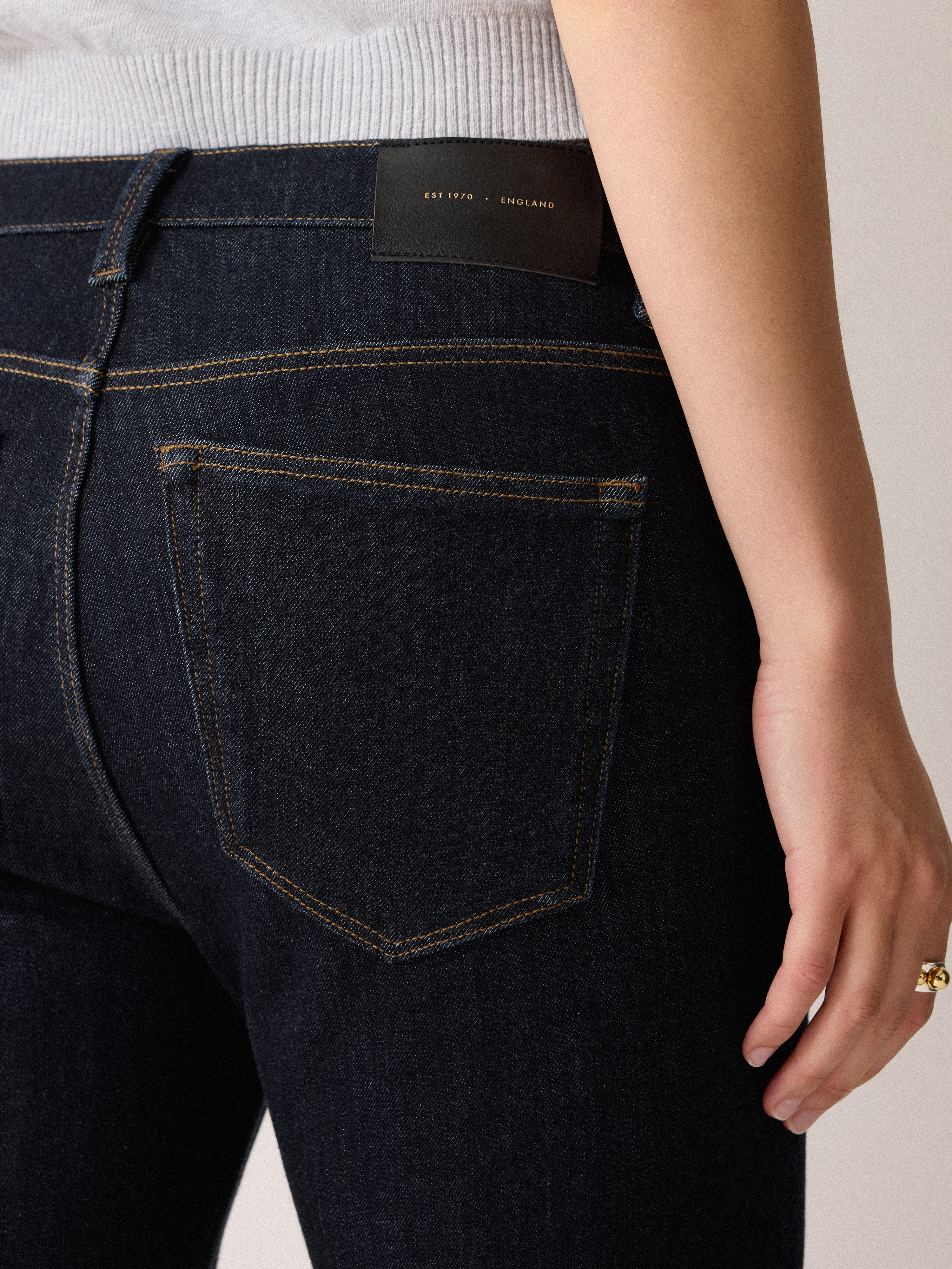 Ines Kick Flare Jean | Indigo - Image 3