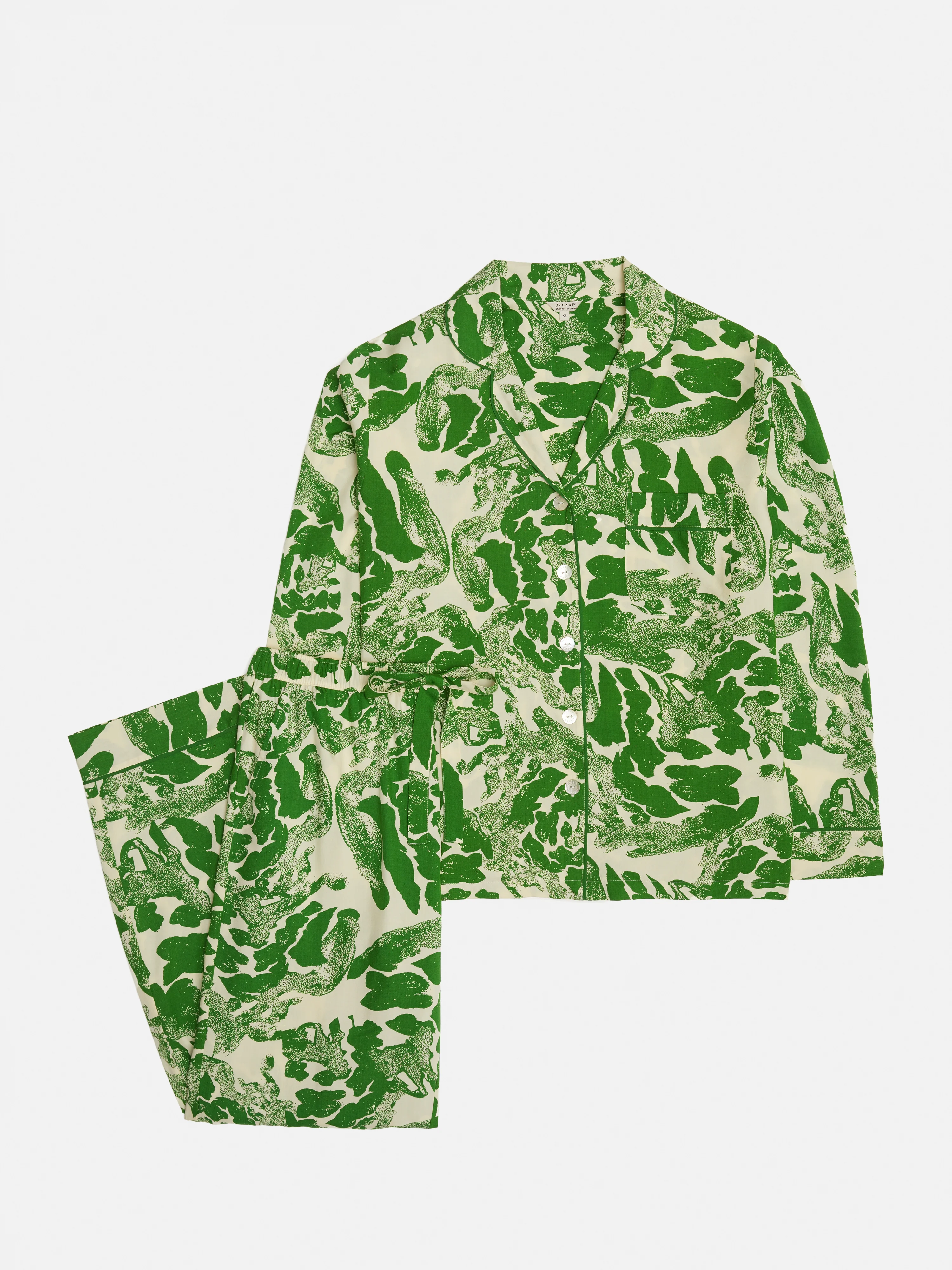 Ink Wave Modal Pyjama | Green - Image 7