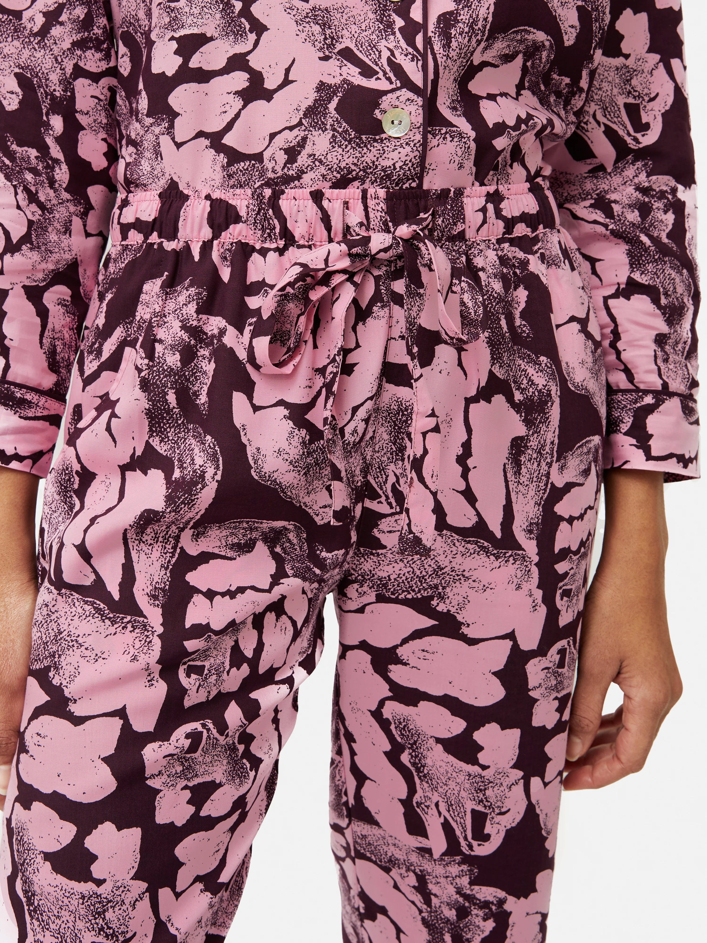 Ink Wave Modal Pyjama | Pink - Image 4