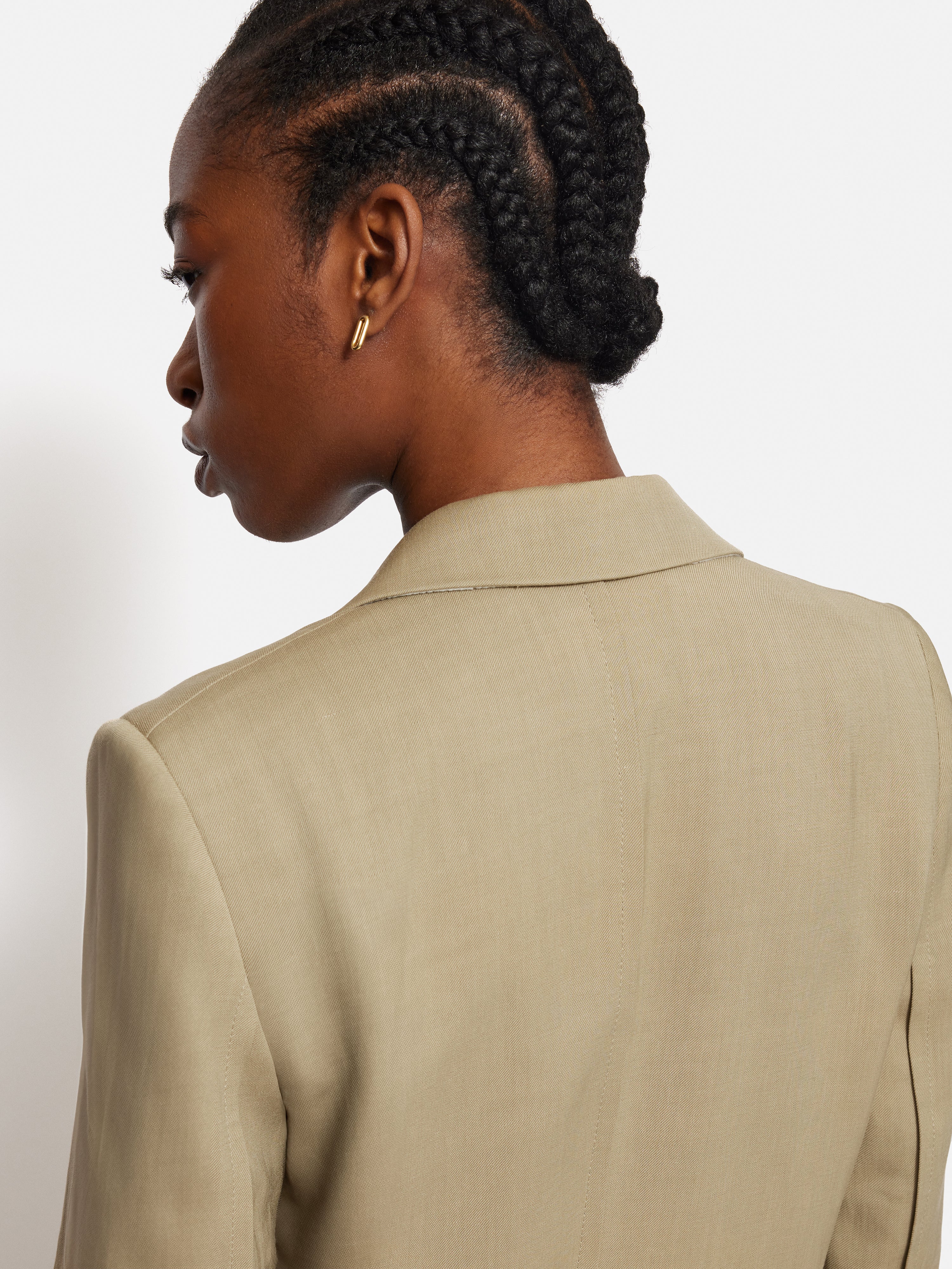 Italian Linen Gibson Blazer | Sand - Image 4