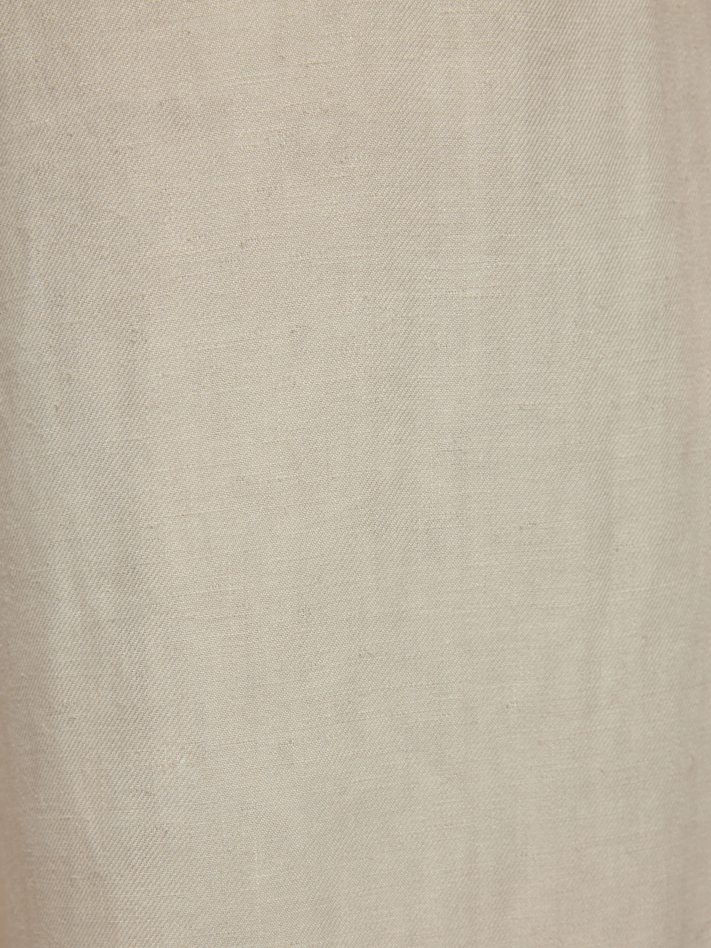 Italian Linen Turn Up Trouser | Stone - Image 7