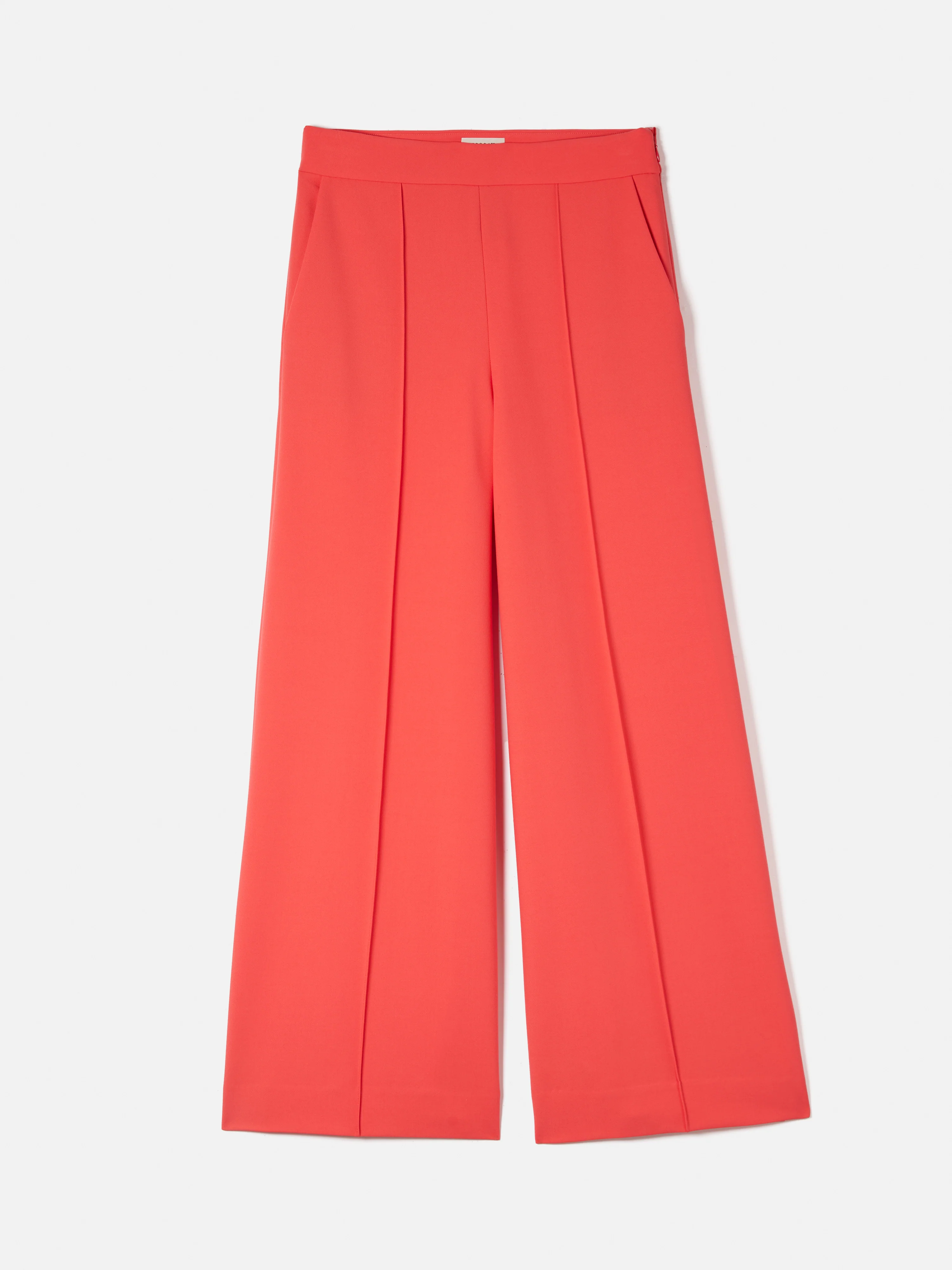 Italian Modern Crepe Sailor Trouser | Coral - Image 8
