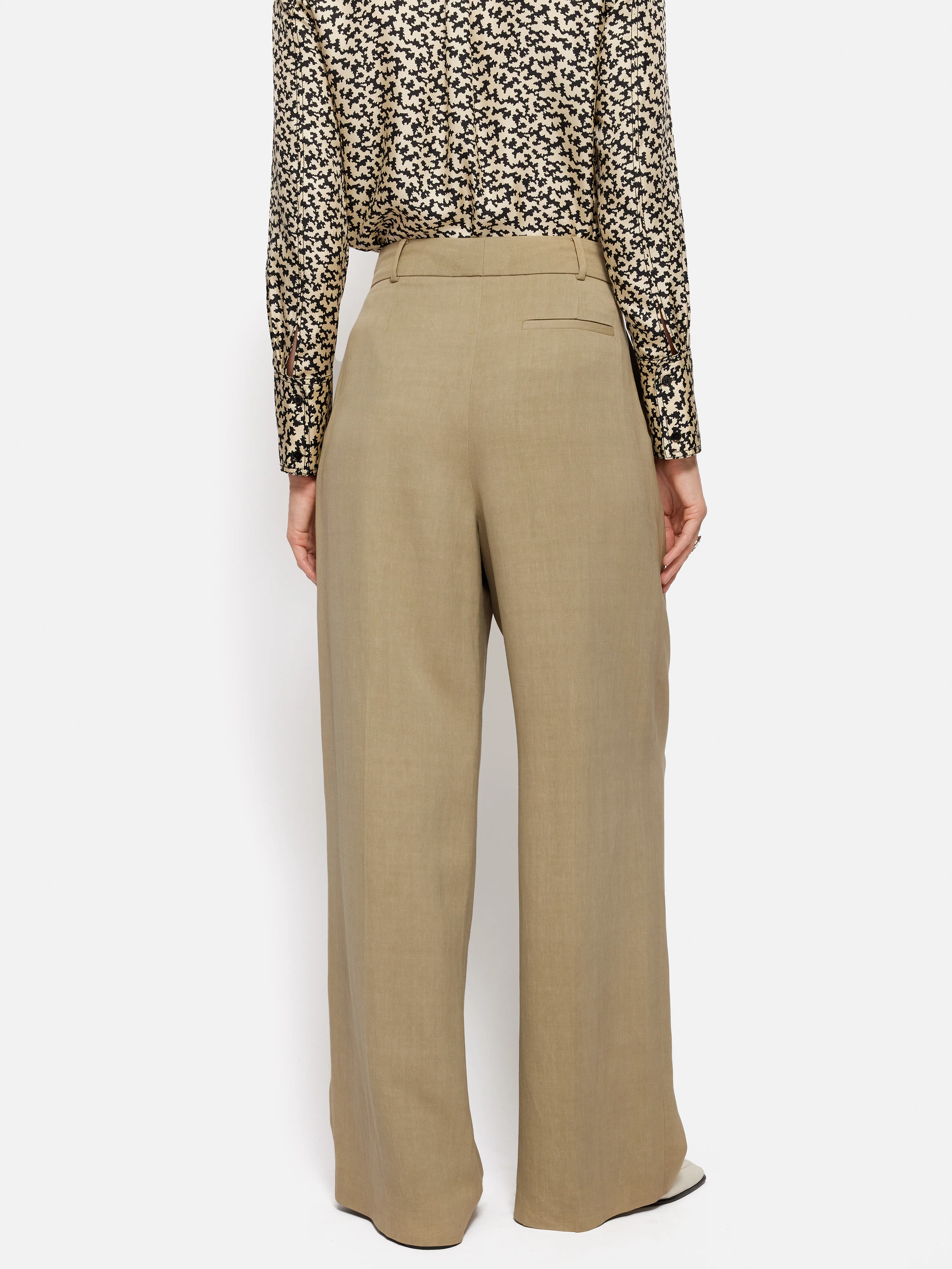 Kemp Italian Linen Trouser | Sand - Image 5