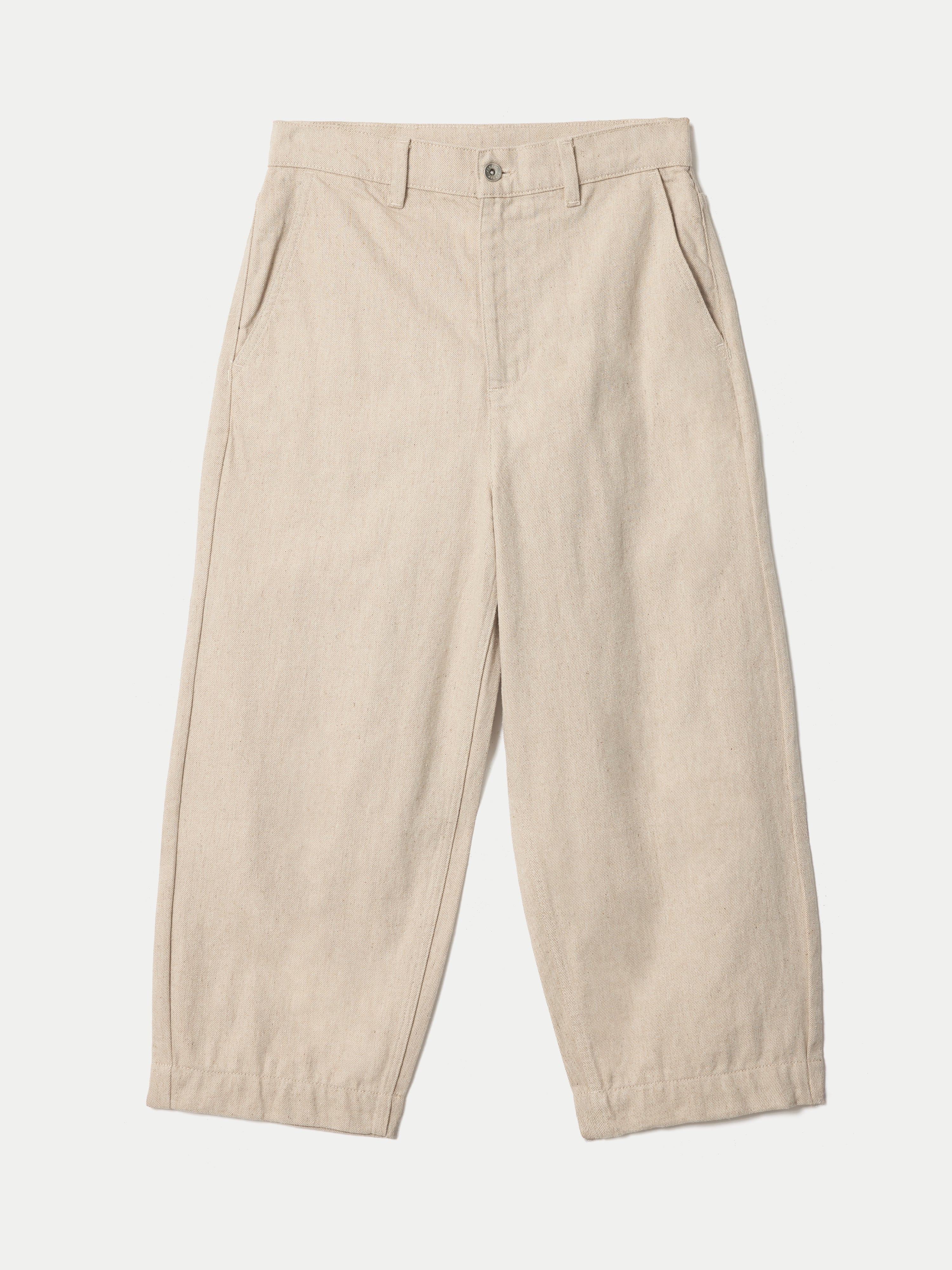 Kensington Barrel Leg Jean | Oatmeal - Image 6