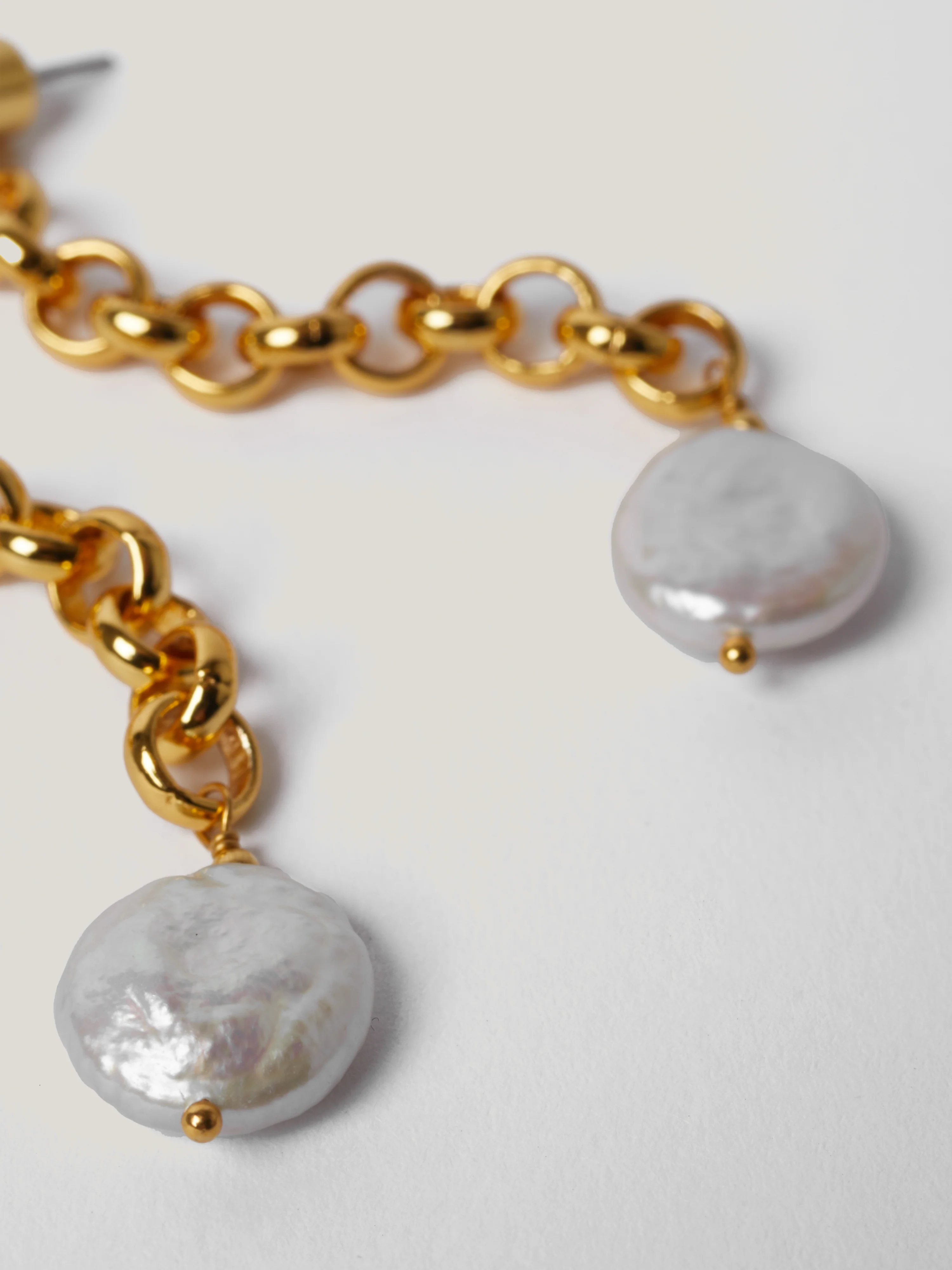 Keshi Pearl Drop Earring | Pearl - Image 3
