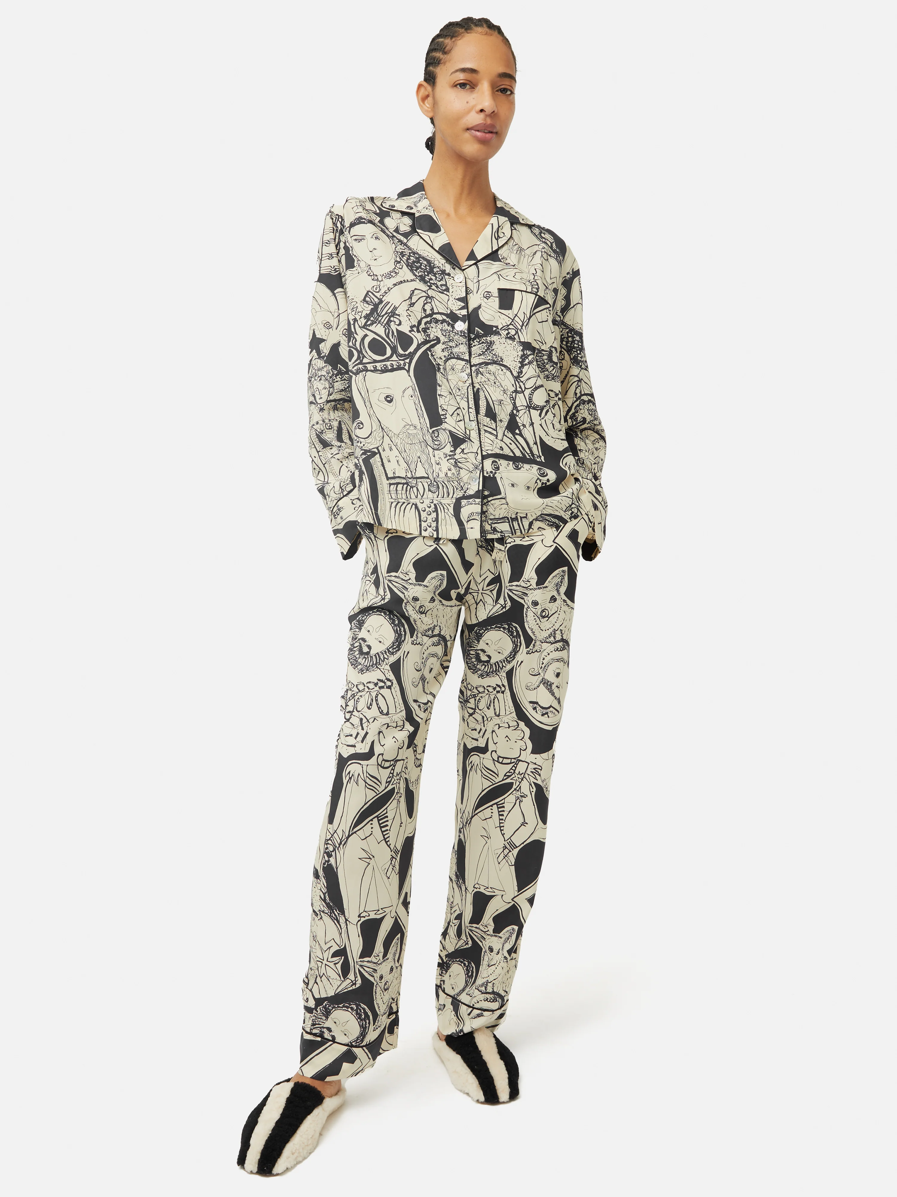 Kings & Queens Pyjama | Monochrome