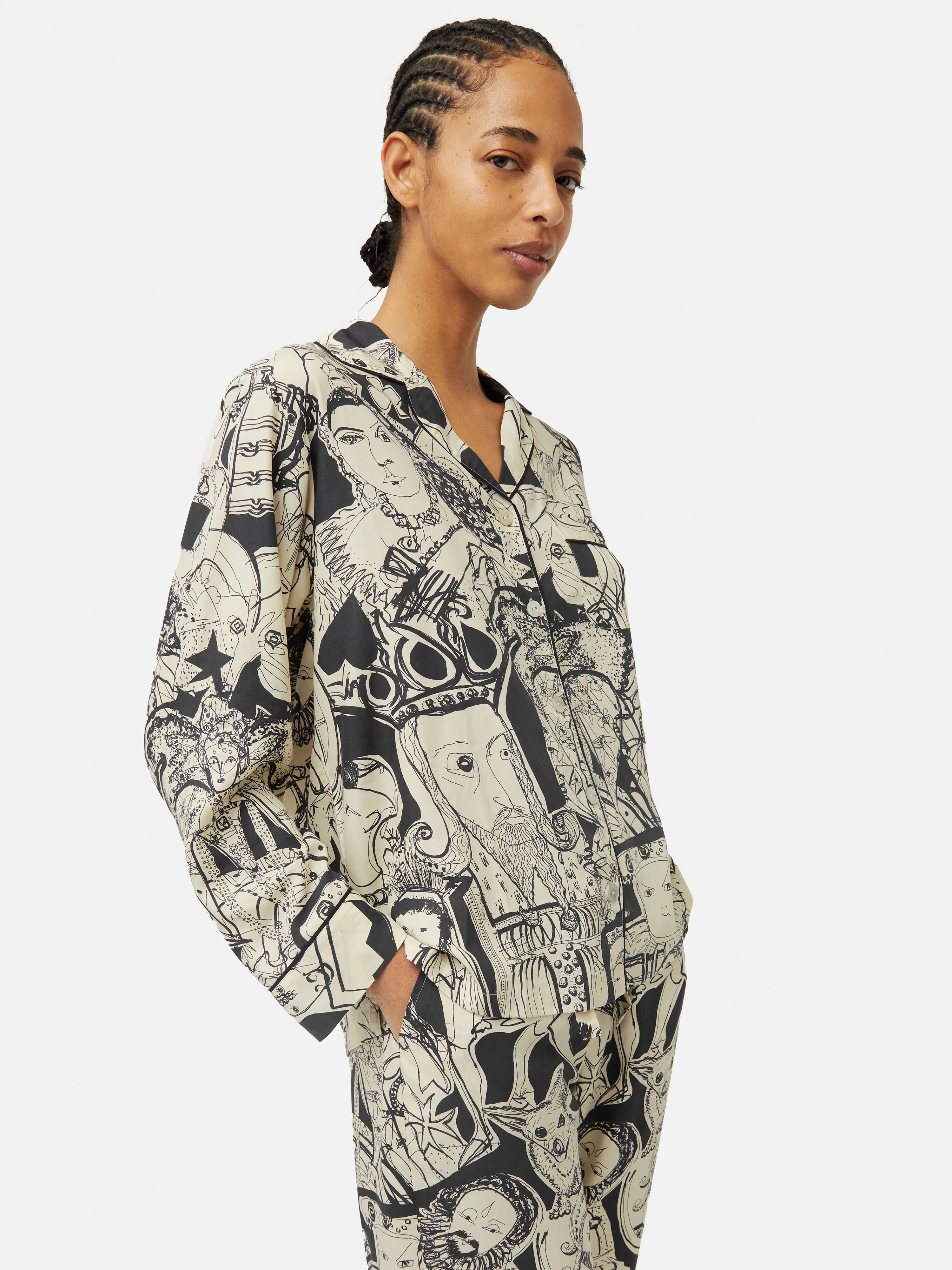 Kings & Queens Pyjama | Monochrome - Image 3