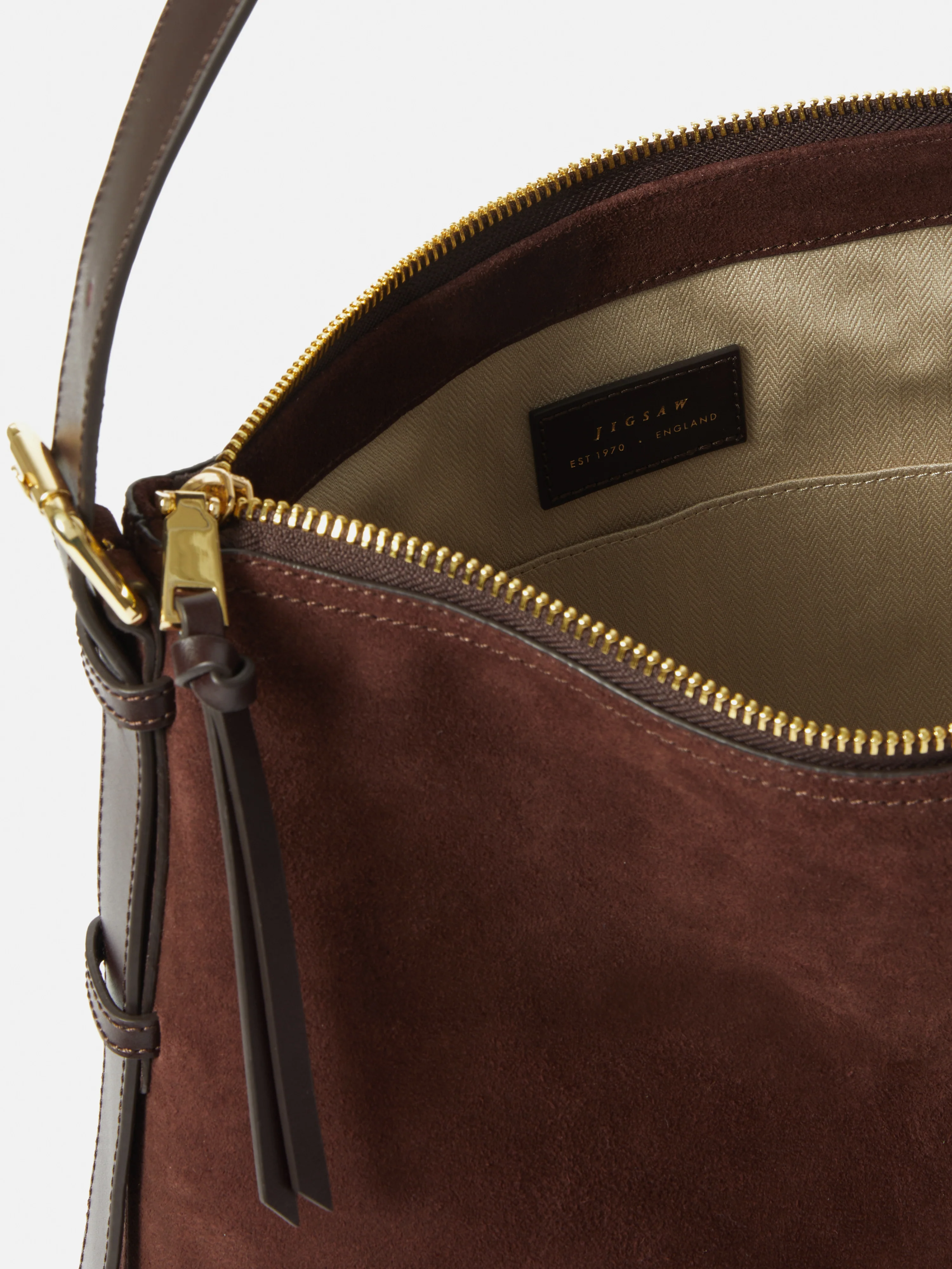 Large Trafalgar Shoulder Bag | Burgundy - Image 3
