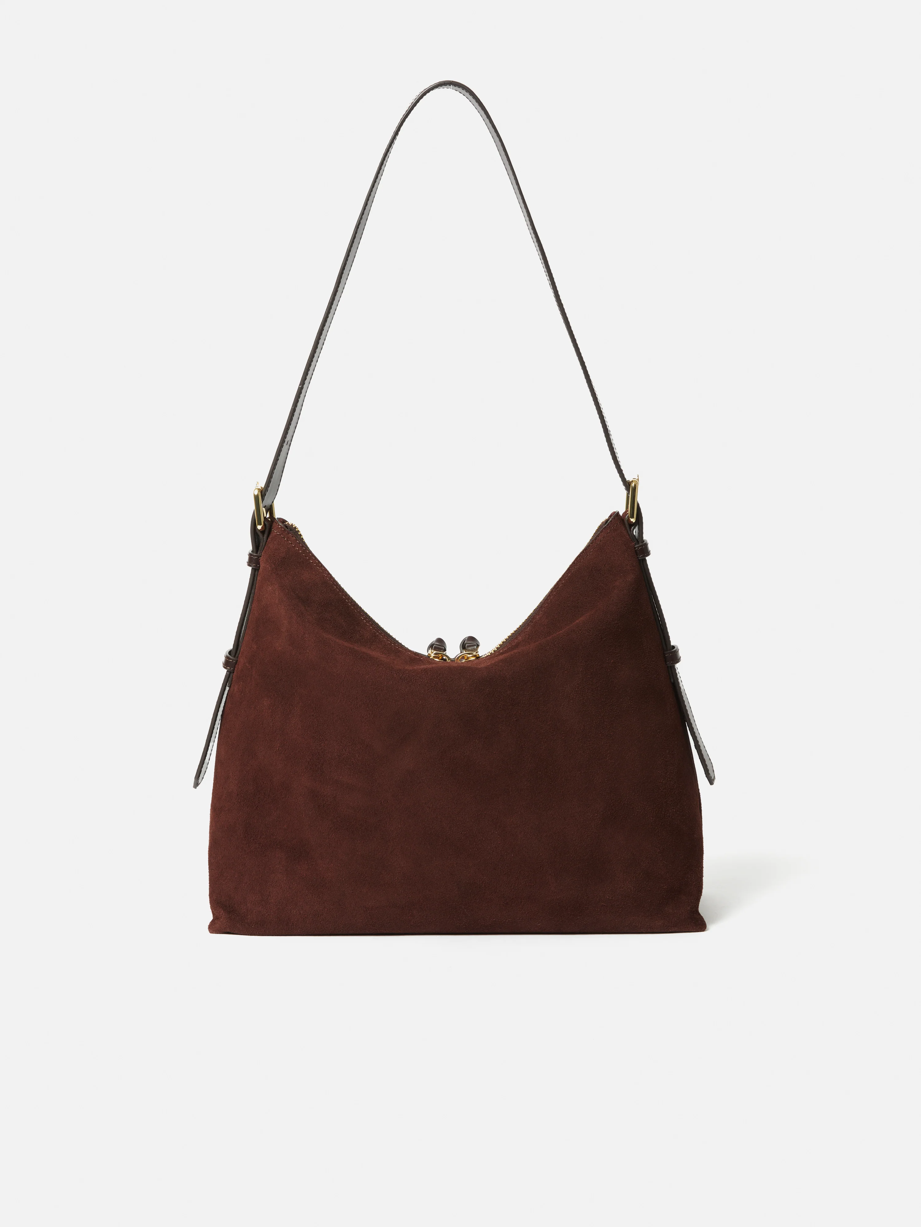 Large Trafalgar Shoulder Bag | Burgundy - Image 7