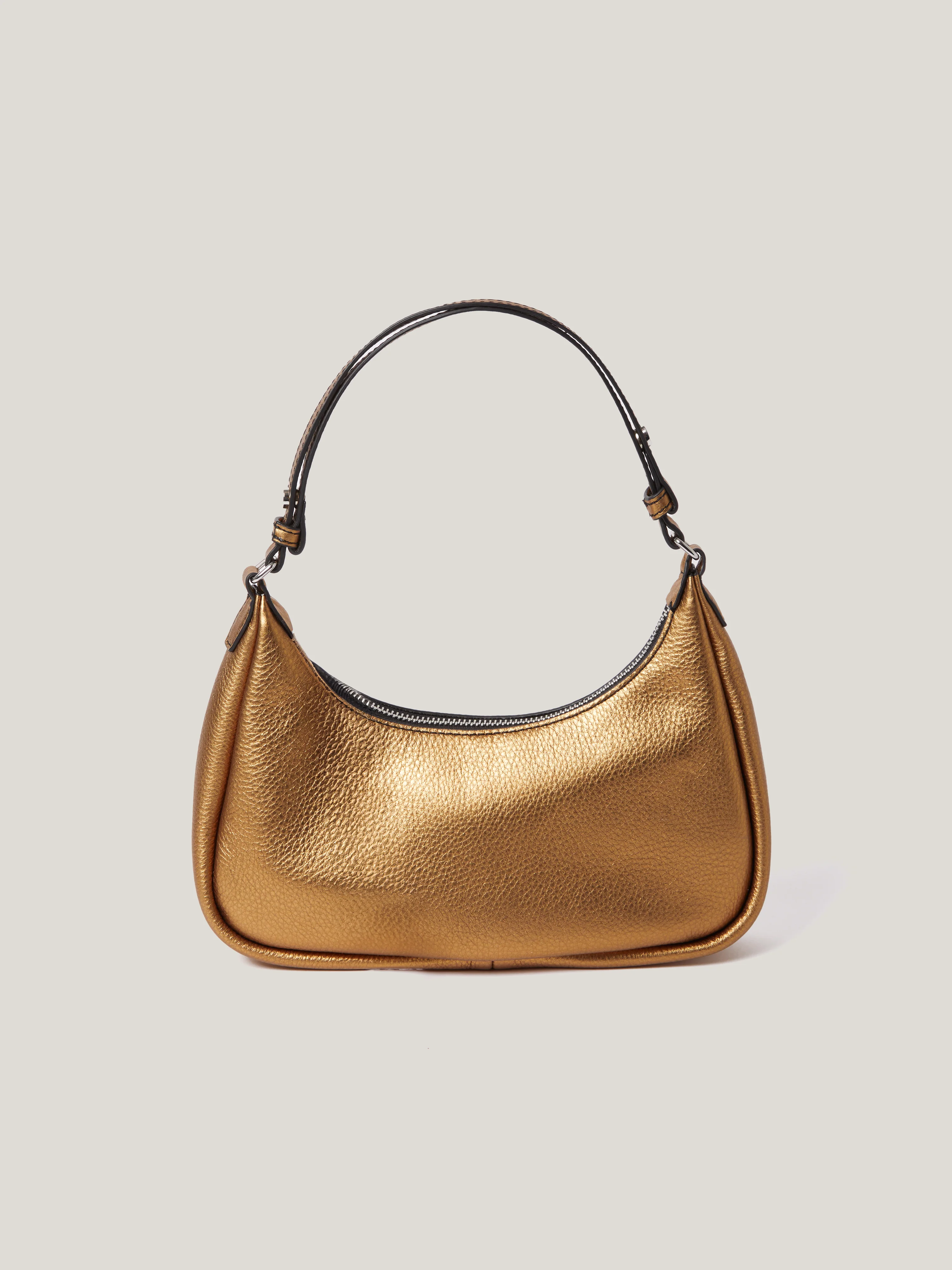 Leather Crescent Shoulder Bag | Copper - Image 6