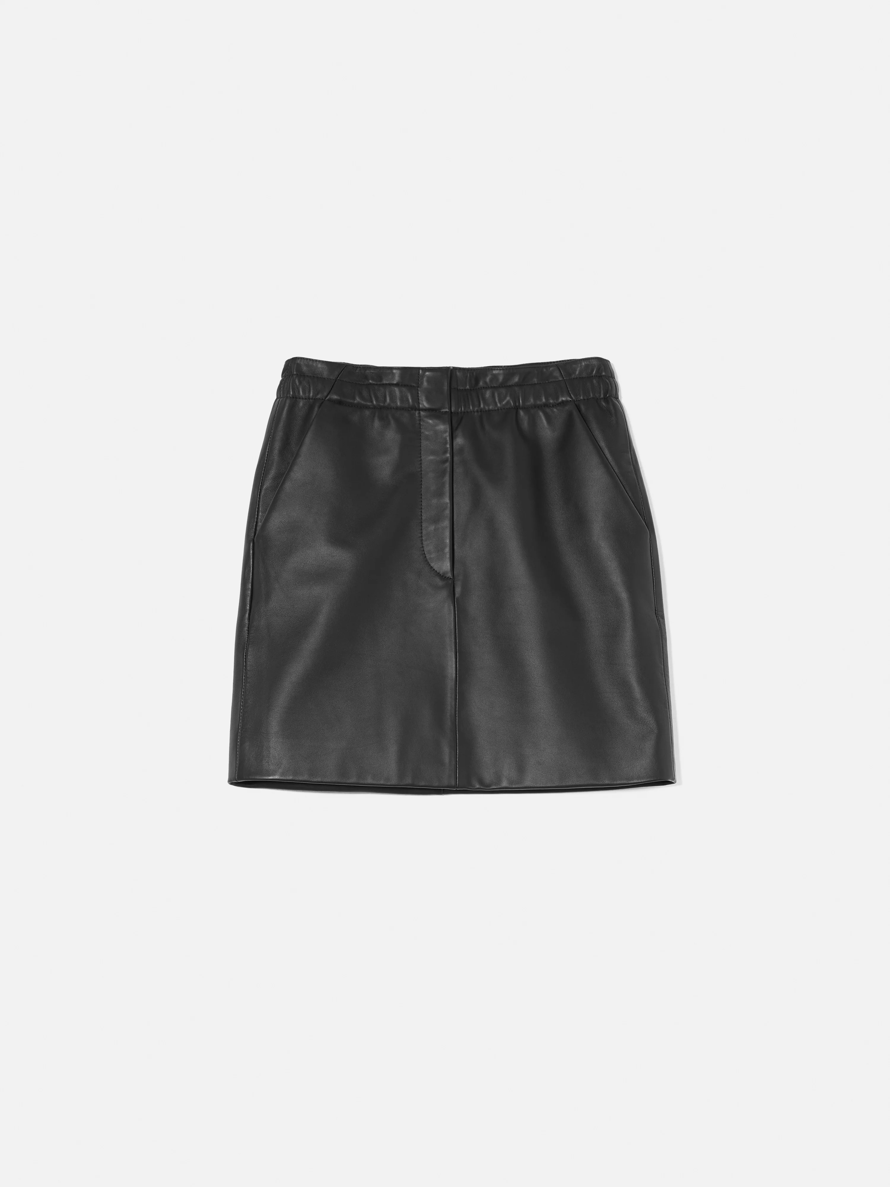 Leather Mini Skirt | Black - Image 6