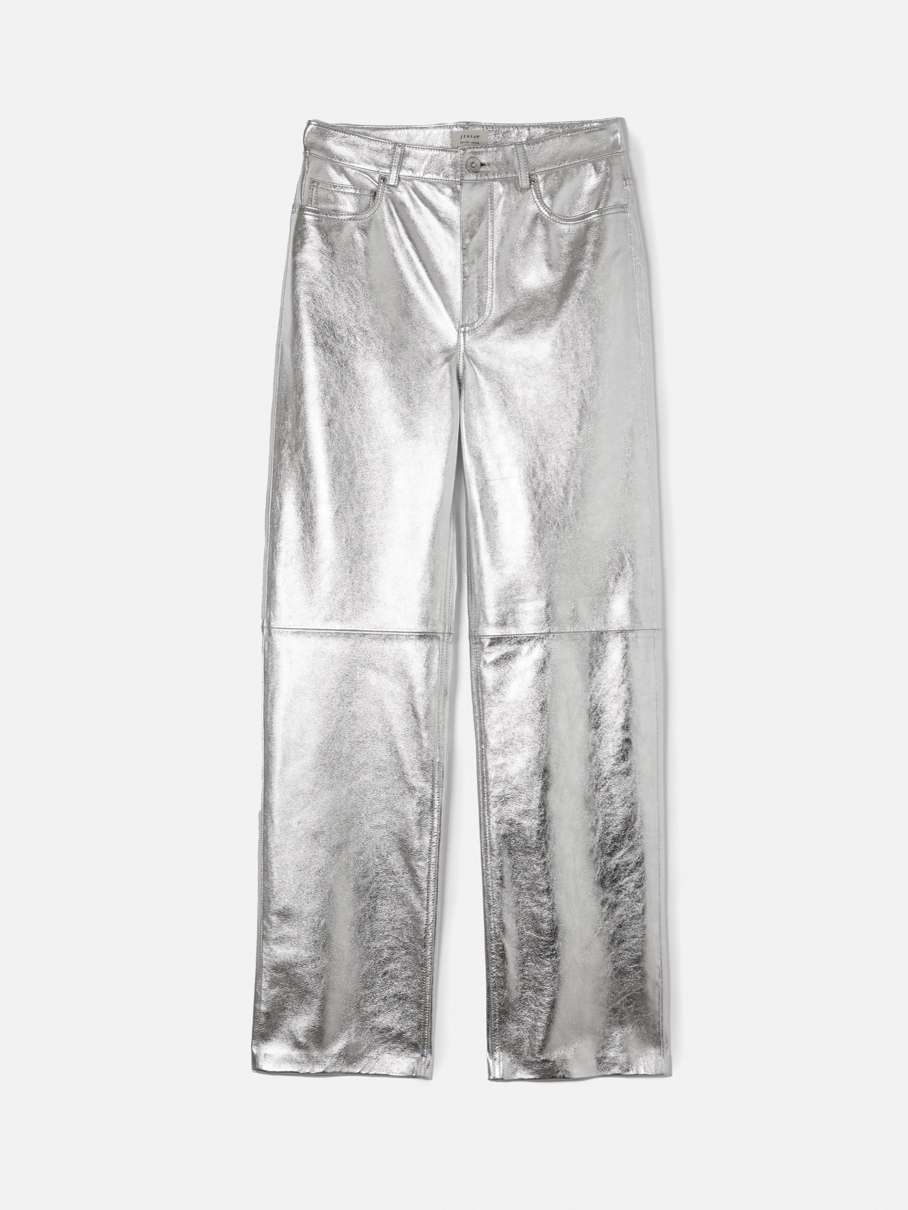 Leather Regent Jean | Silver - Image 7