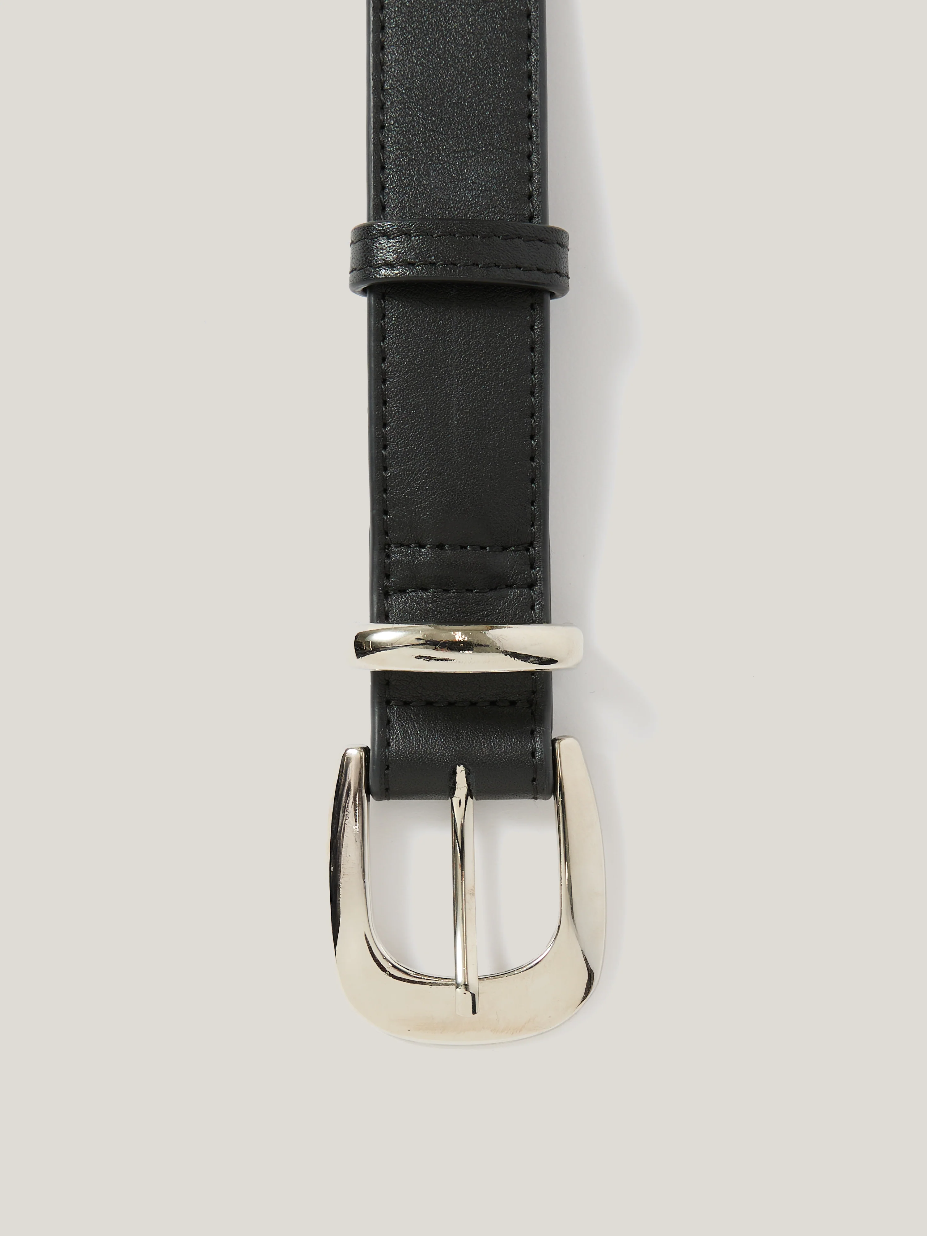 Leather Western Belt | Black