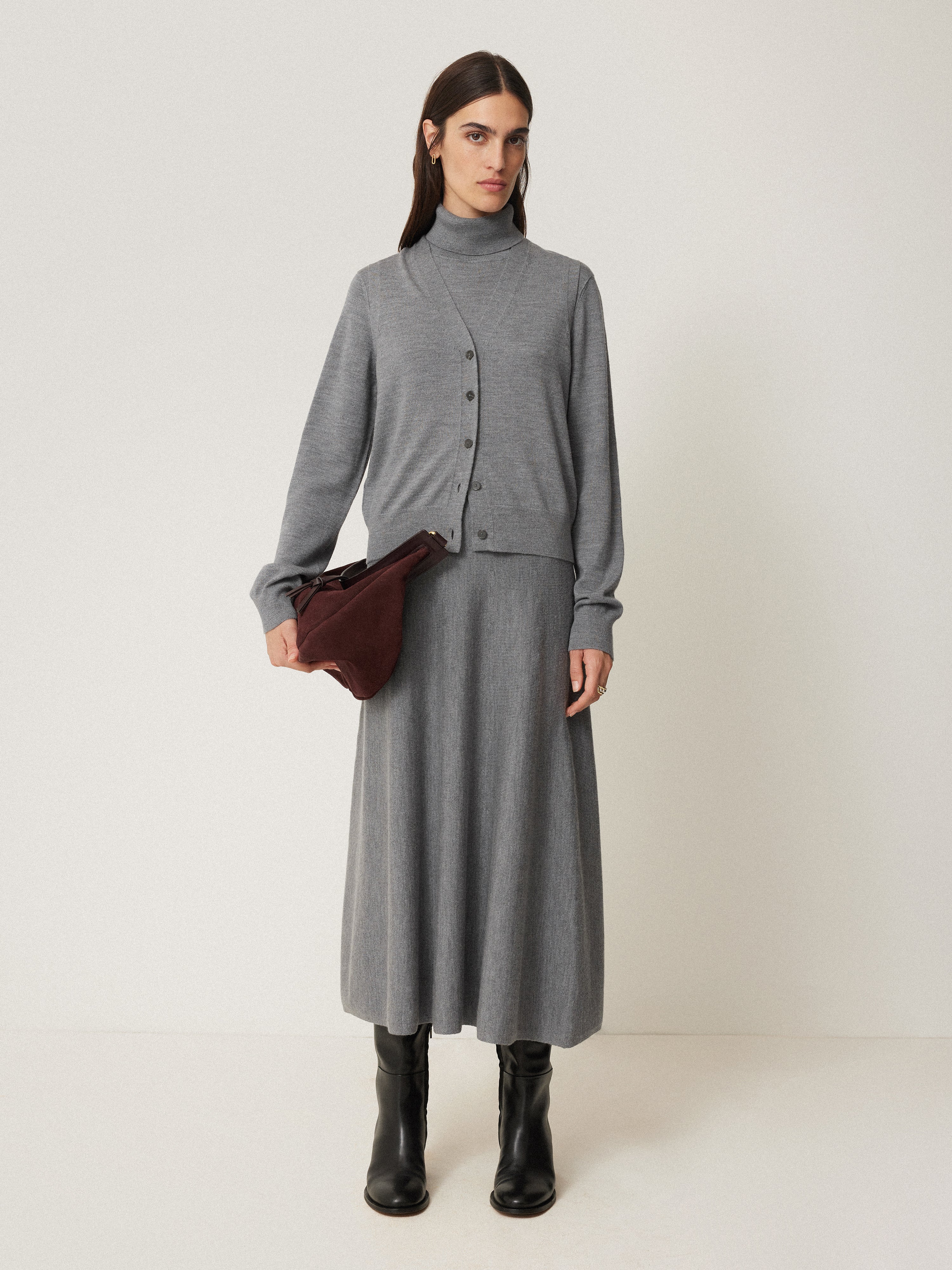 Lightweight Merino Waistcoat | Grey - Image 6