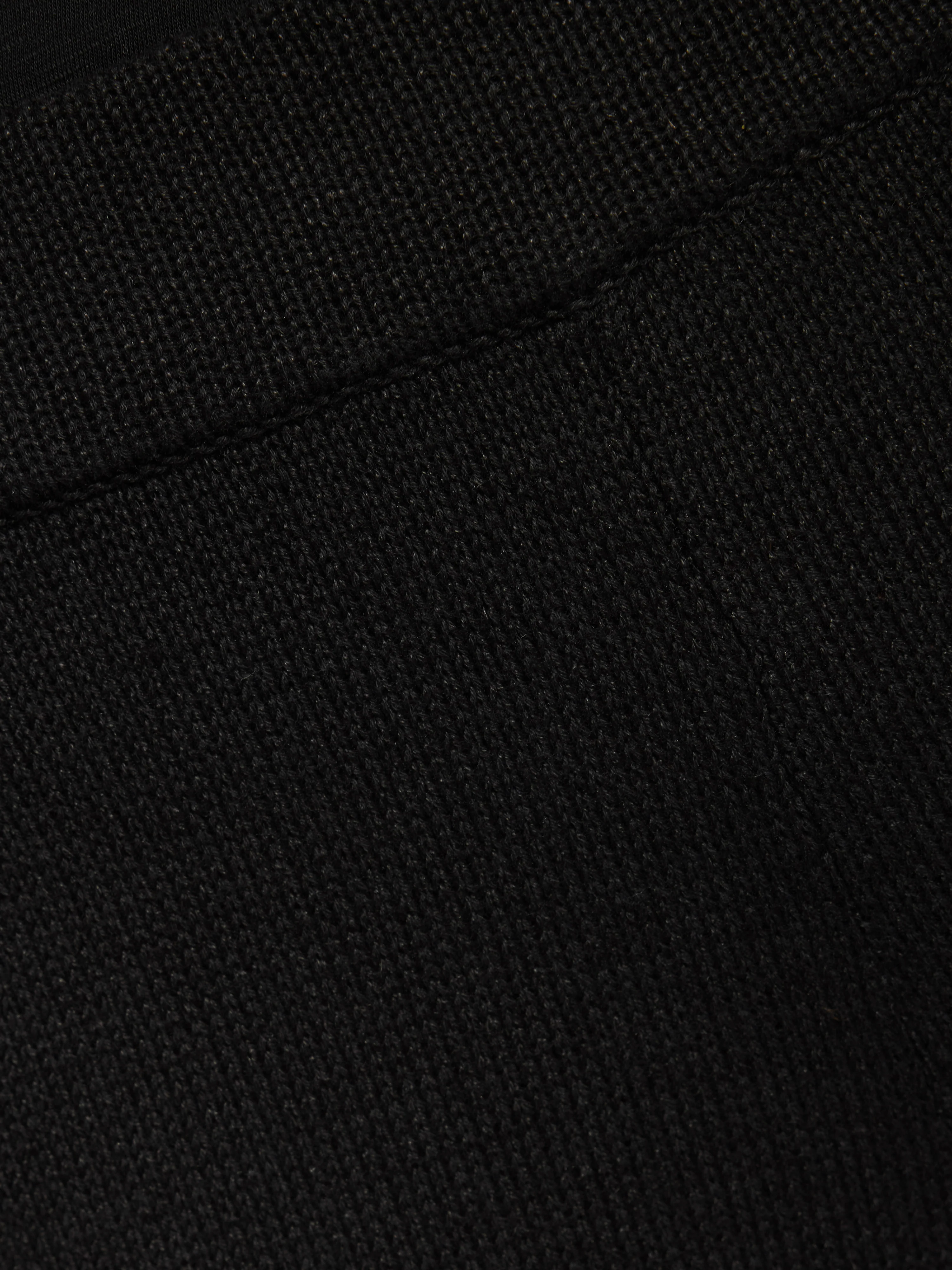 Linen Cotton Knitted Trouser | Black - Image 8
