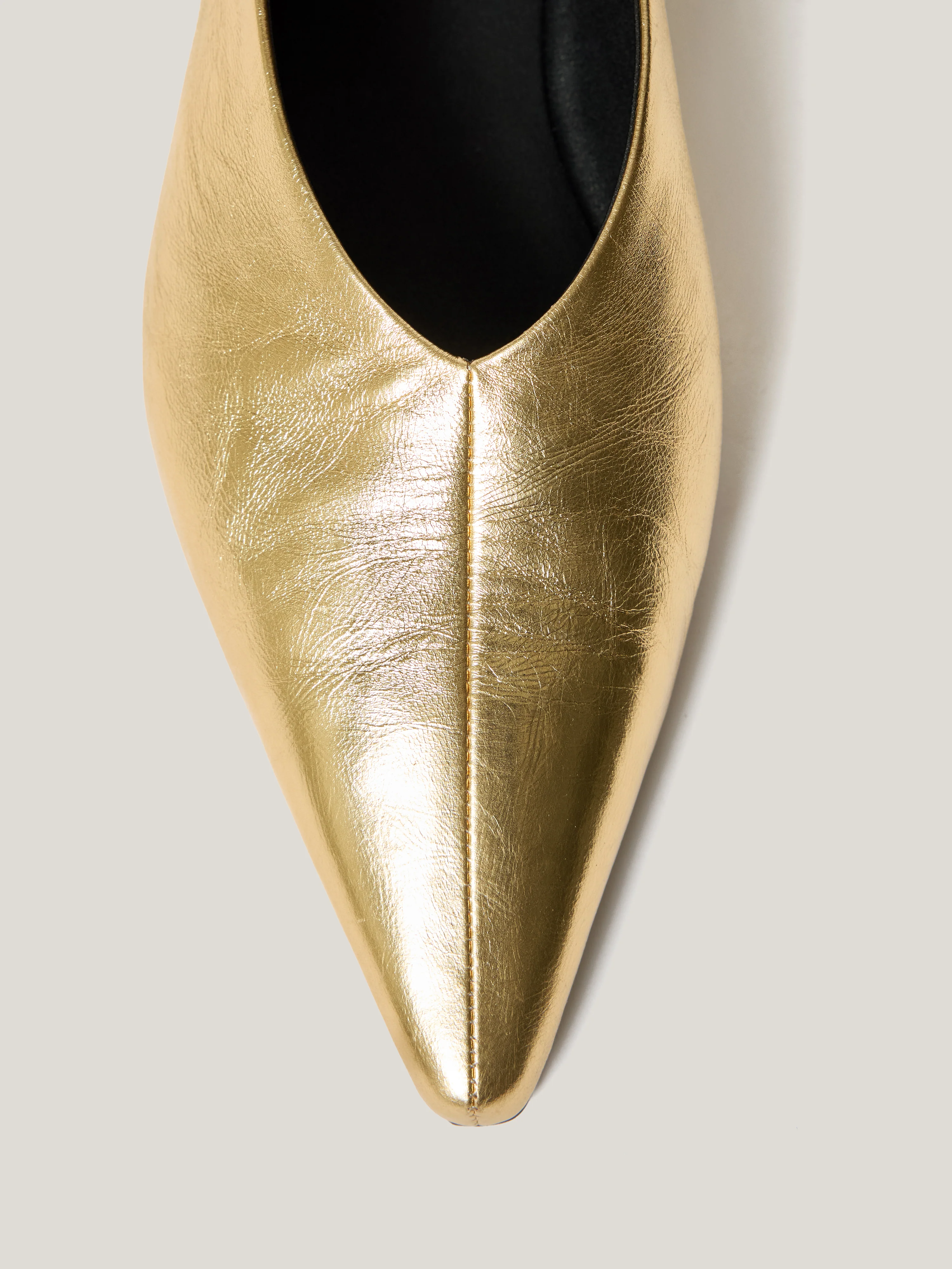 Linnie Flat Pointed Ballerina | Gold - Image 6